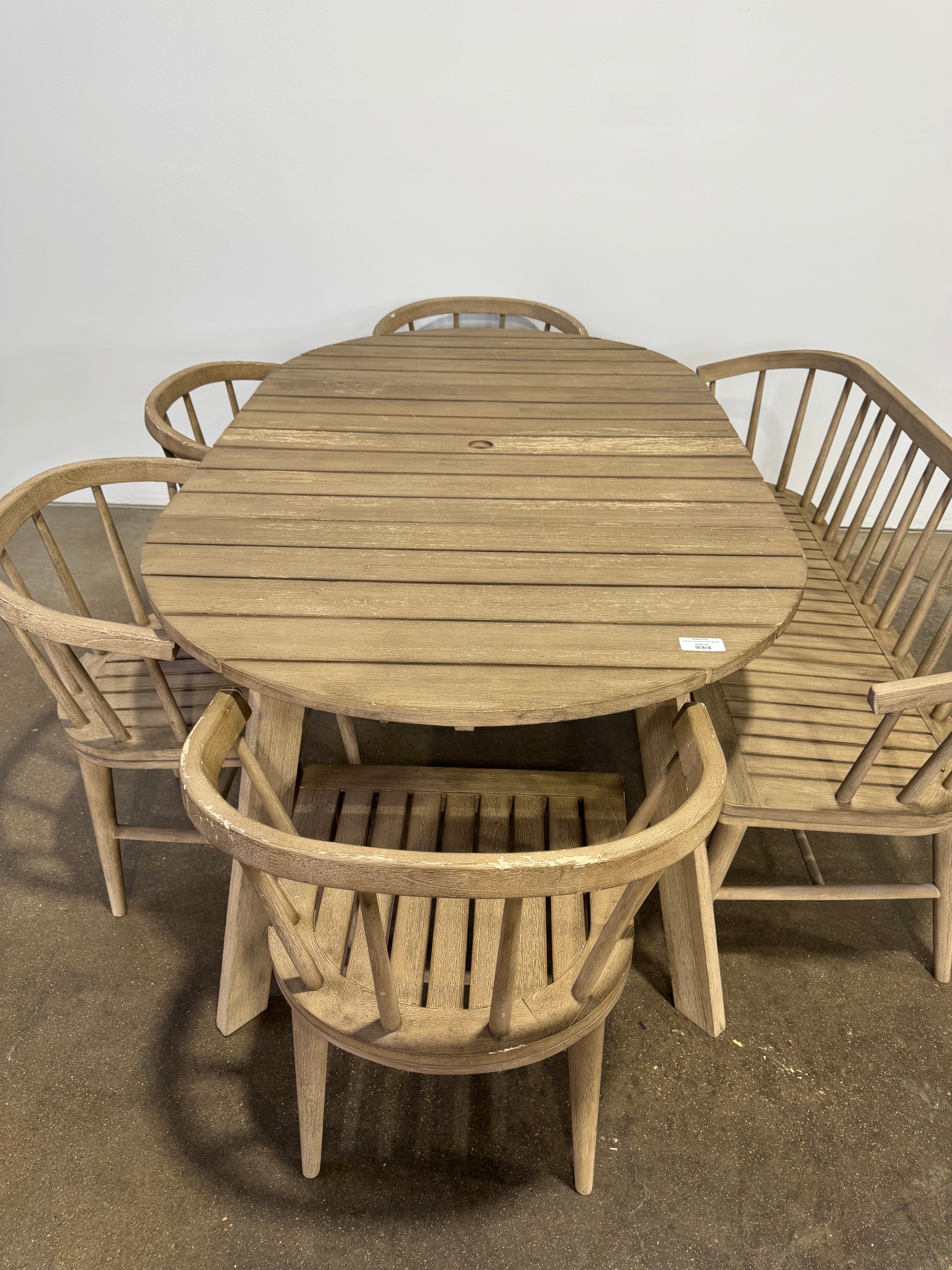 West Elm Dexter Outdoor Dining Set