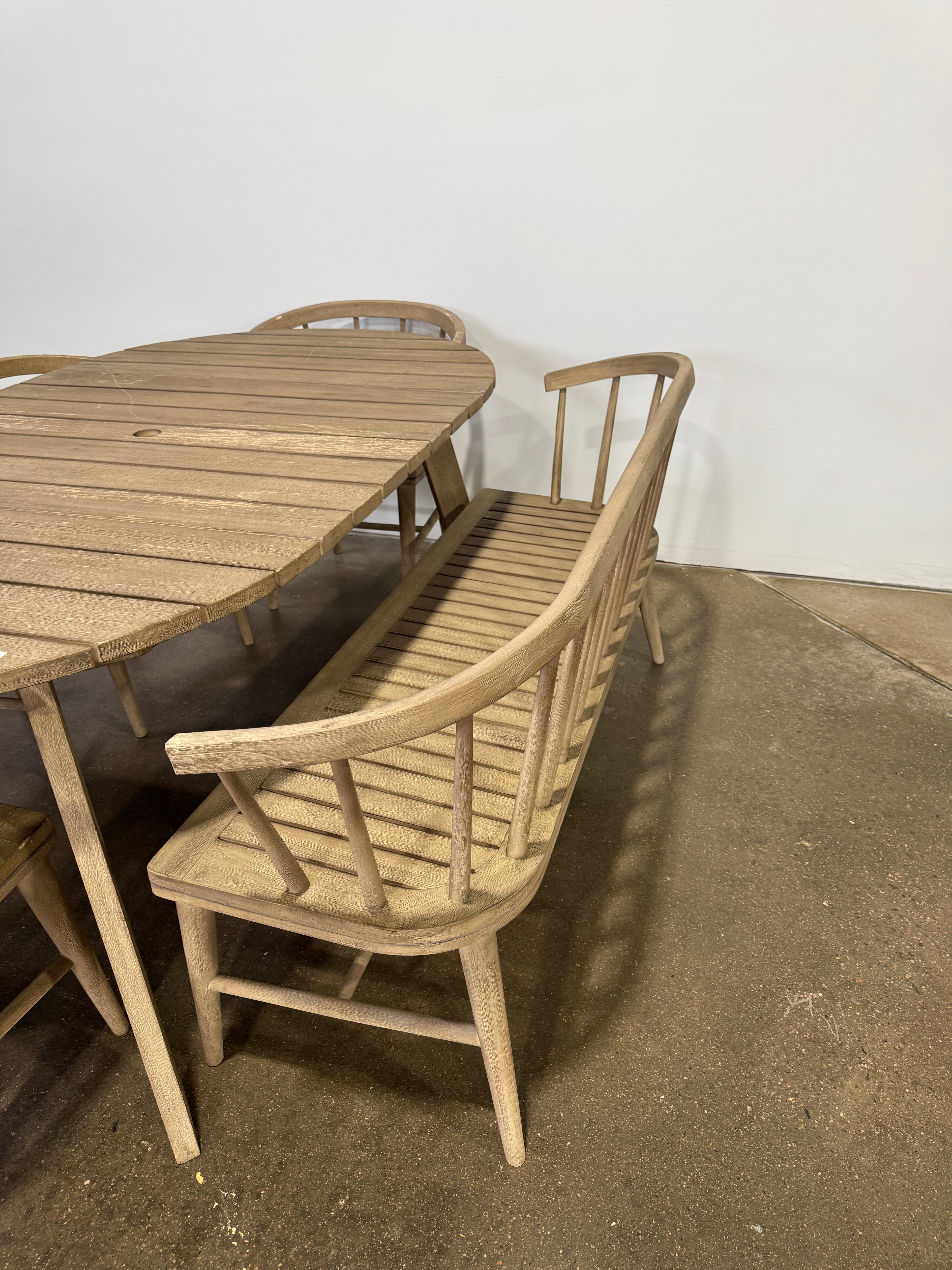 West Elm Dexter Outdoor Dining Set