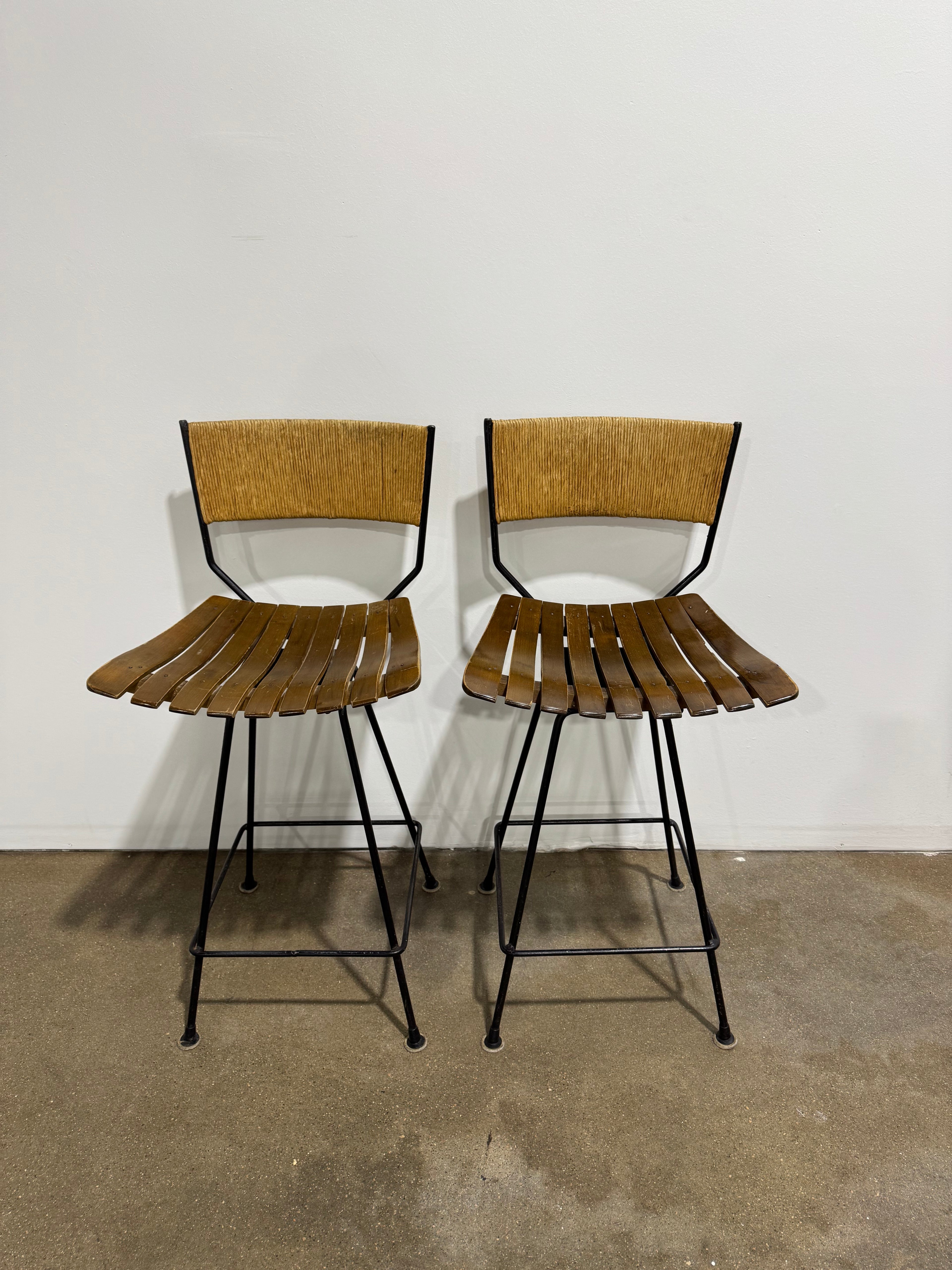 Arthur Umanoff Mid-Century Modern Counter Stool (set of 2)