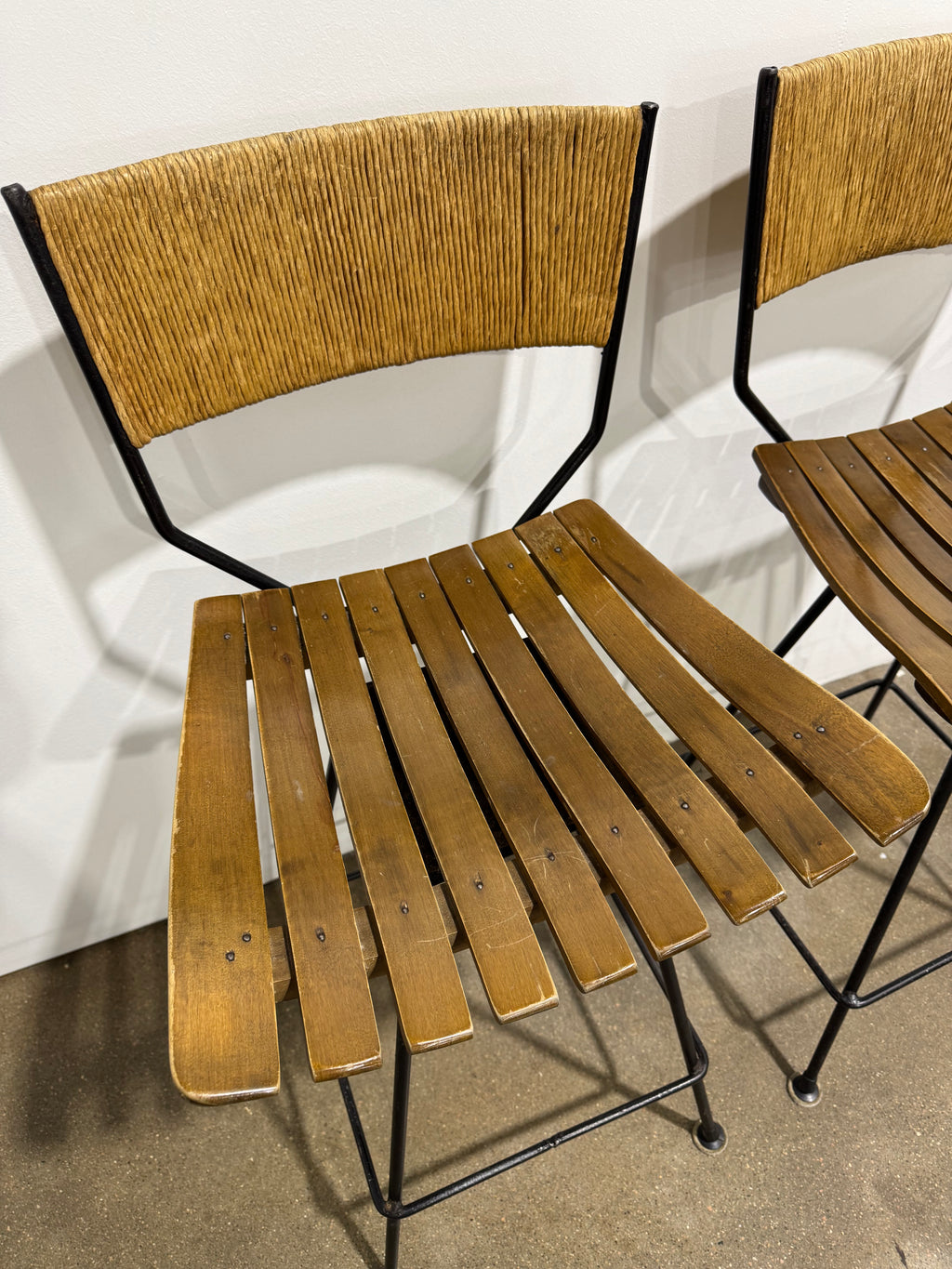 Arthur Umanoff Mid-Century Modern Counter Stool (set of 2)