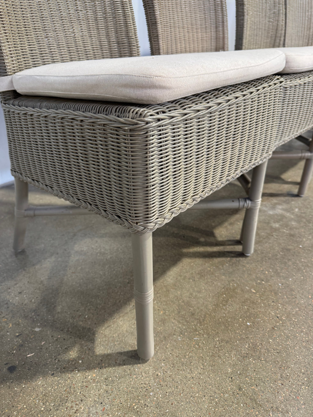 Crate and Barrel Dining Chairs and Cushions - Set of 6