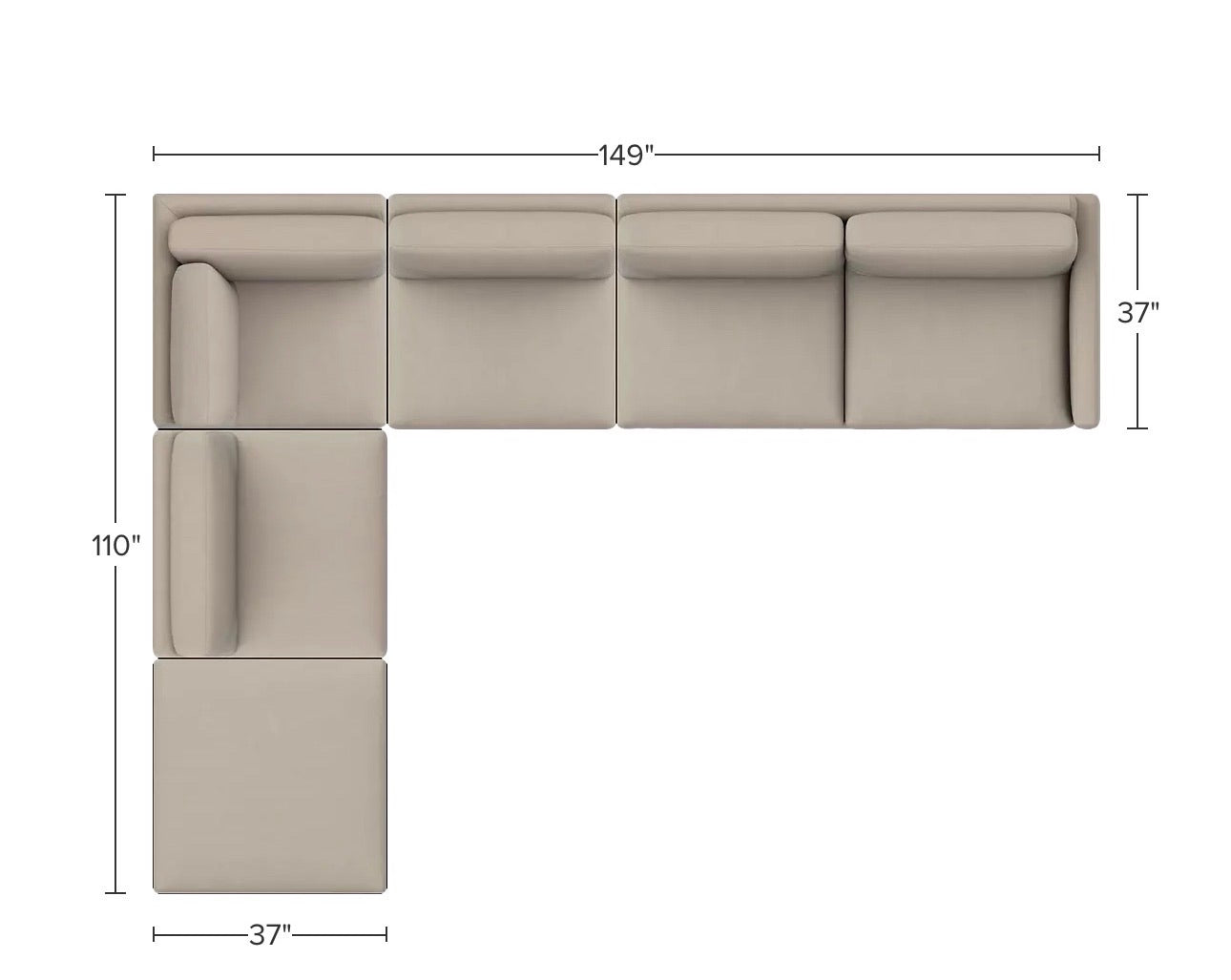 Room & Board  Linger Sectional