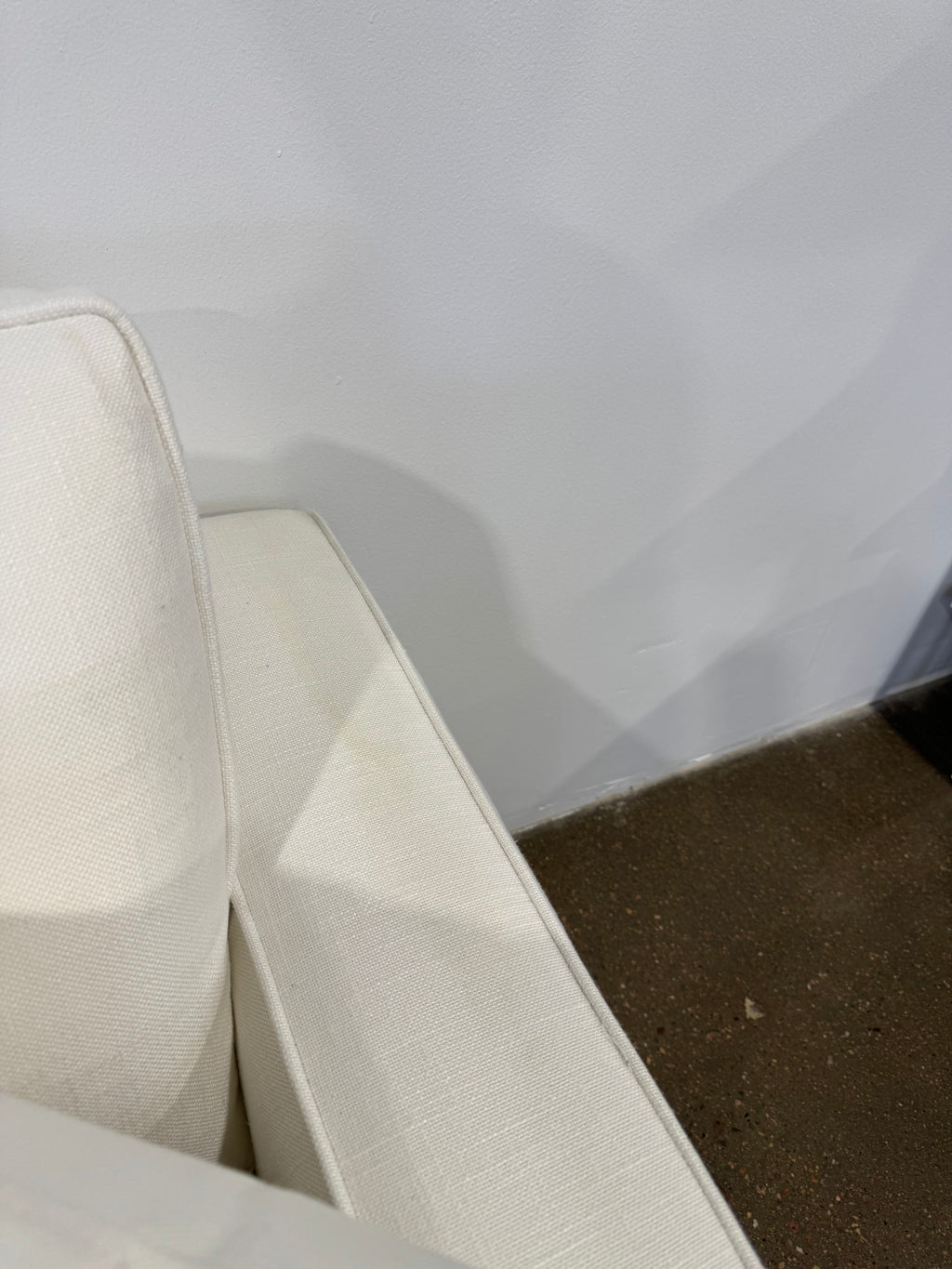 Interior Define James 3 Seat Sofa - White