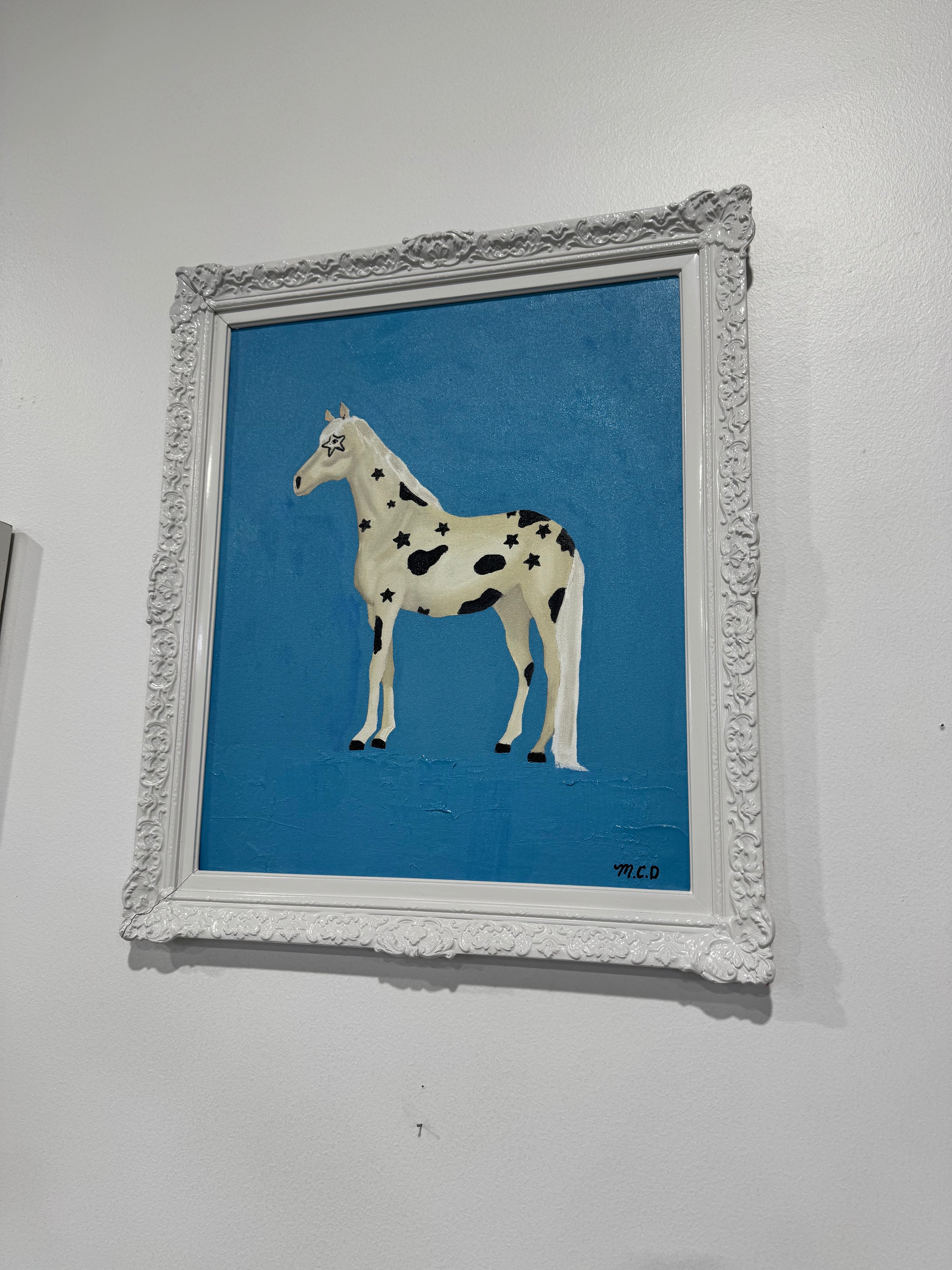 by Monserrat Celaya Blue Horse