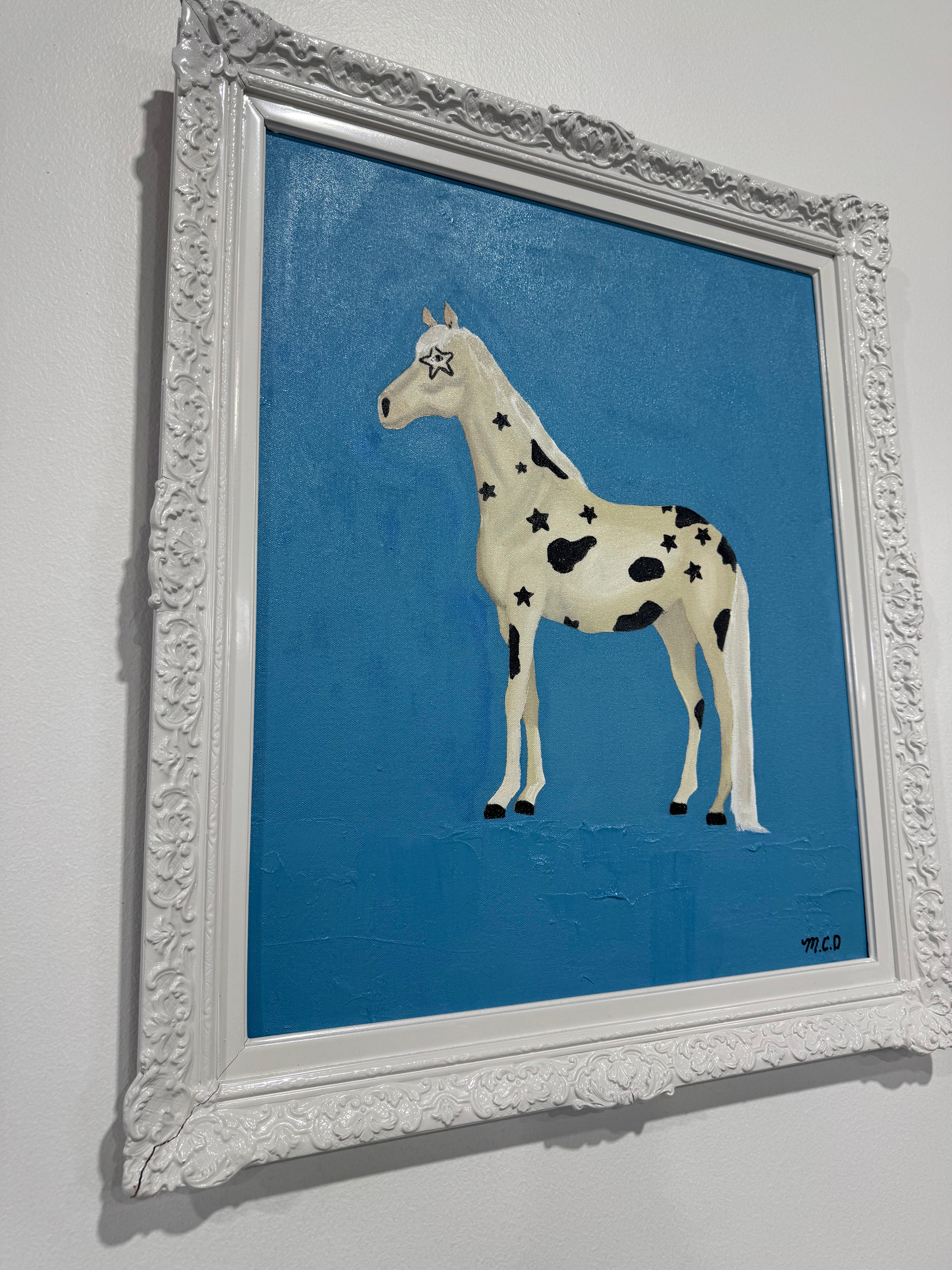 by Monserrat Celaya Blue Horse