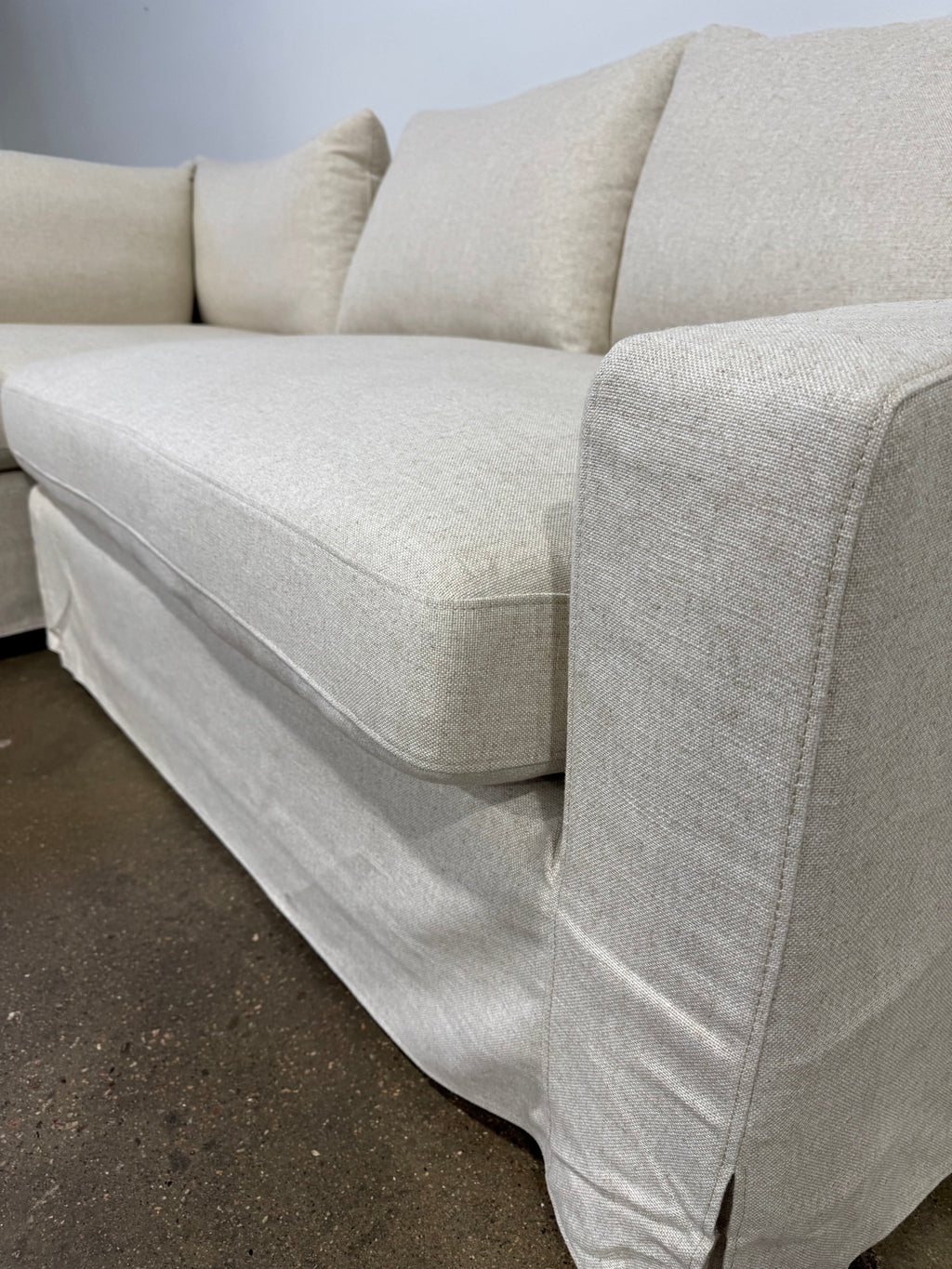 Interior Define Sloan Bumper Sectional - Off White
