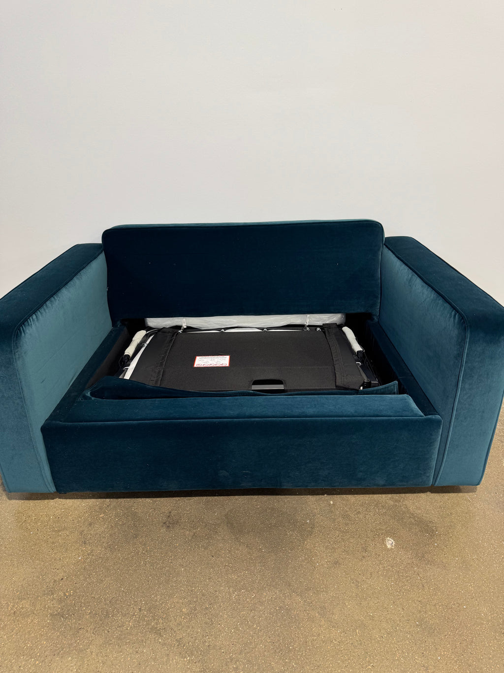 Interior Define James Twin Sleeper Sofa - Teal