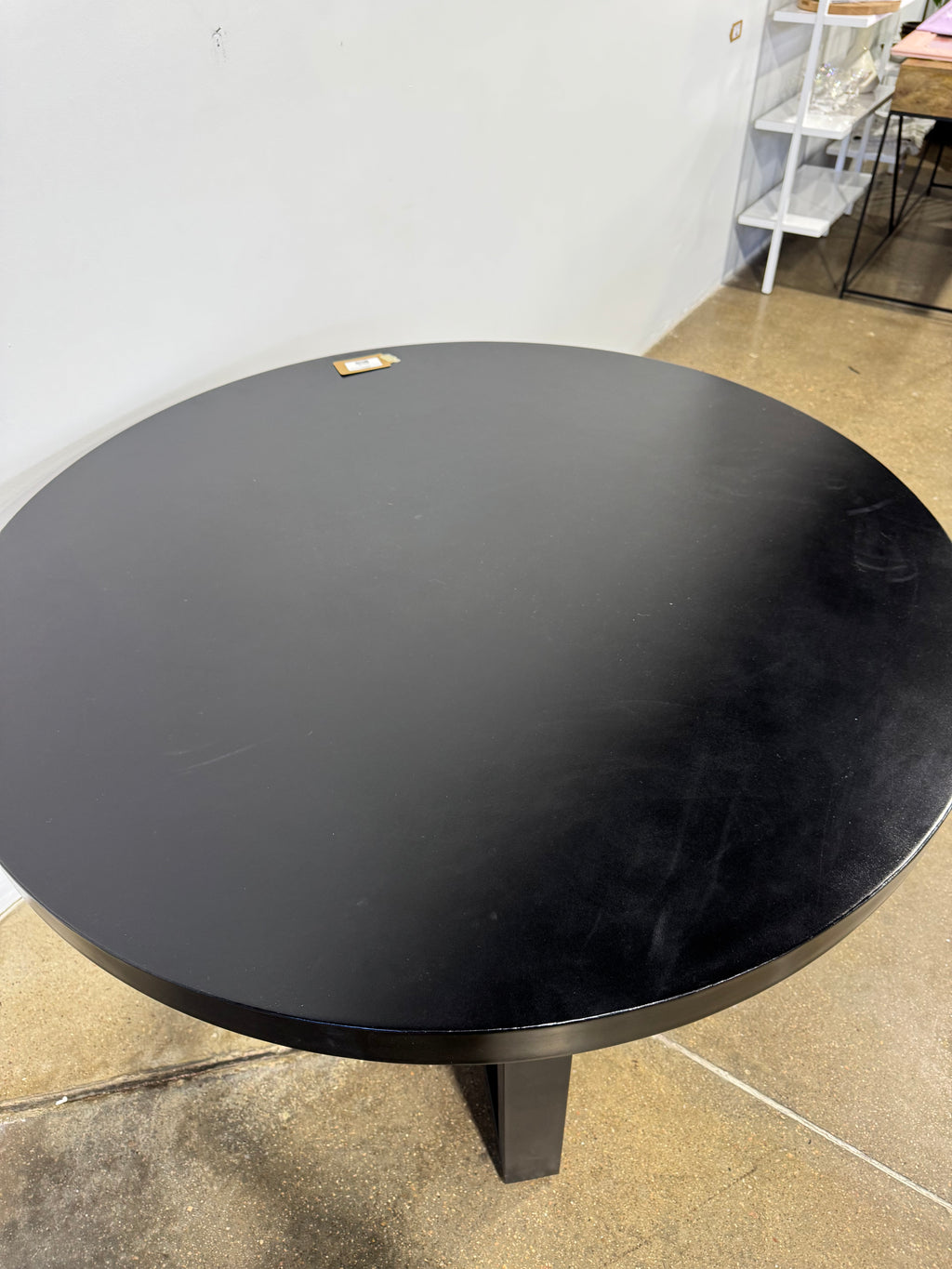 Moe's Jedrik Round Outdoor Dining Table Black