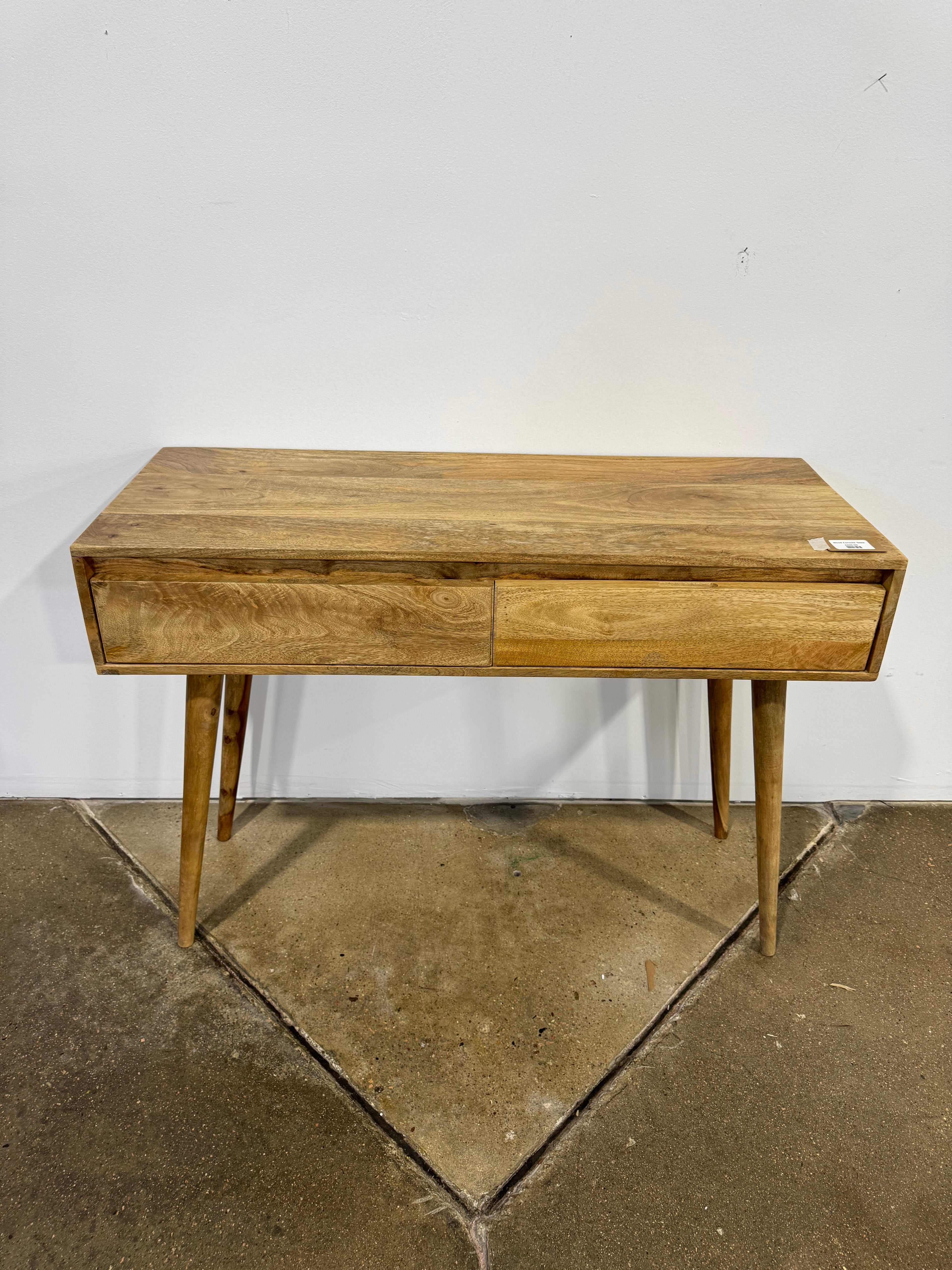 Wood Console Table