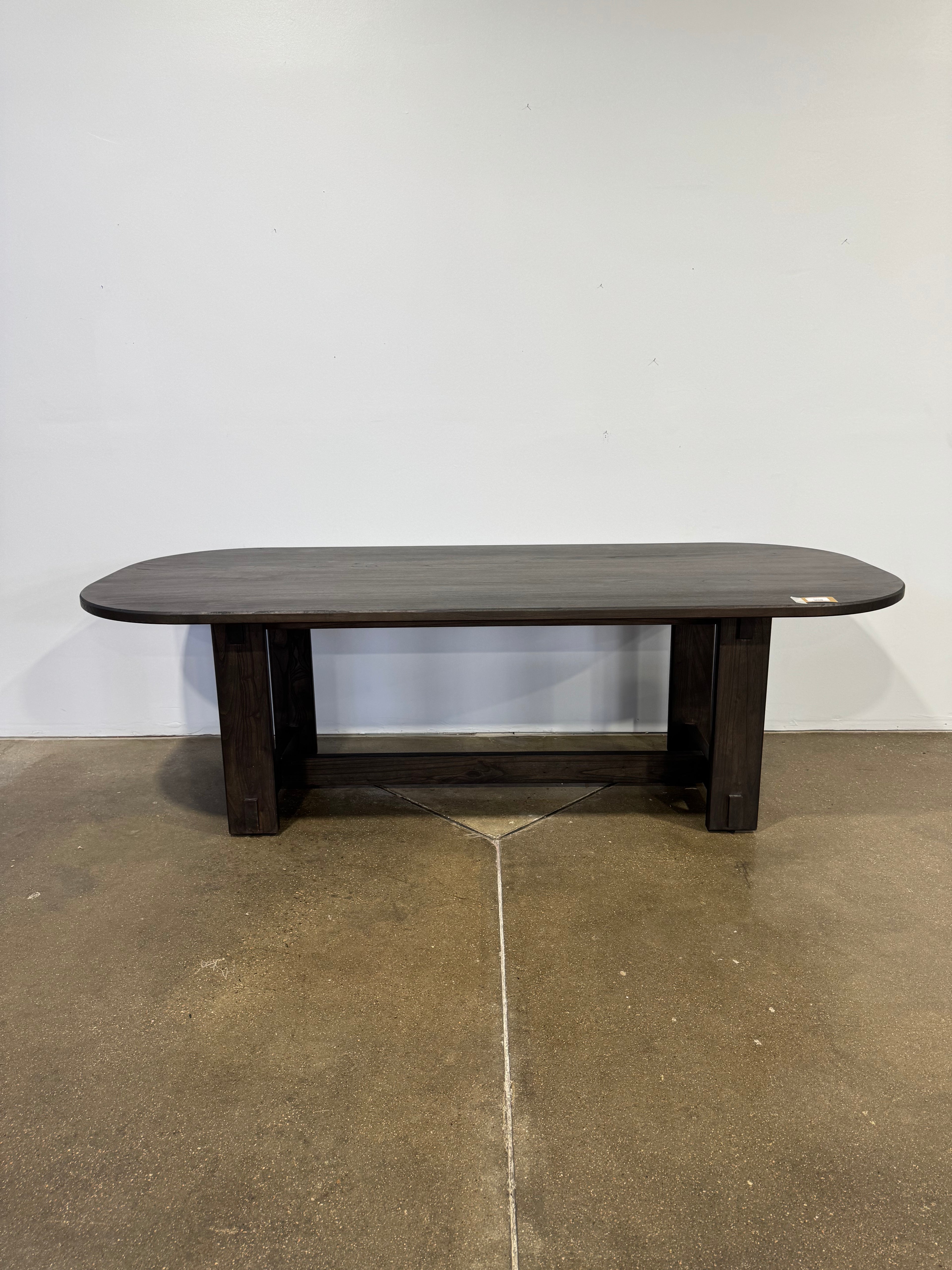 Moe's Glenn Oval Dining Table Dark Brown