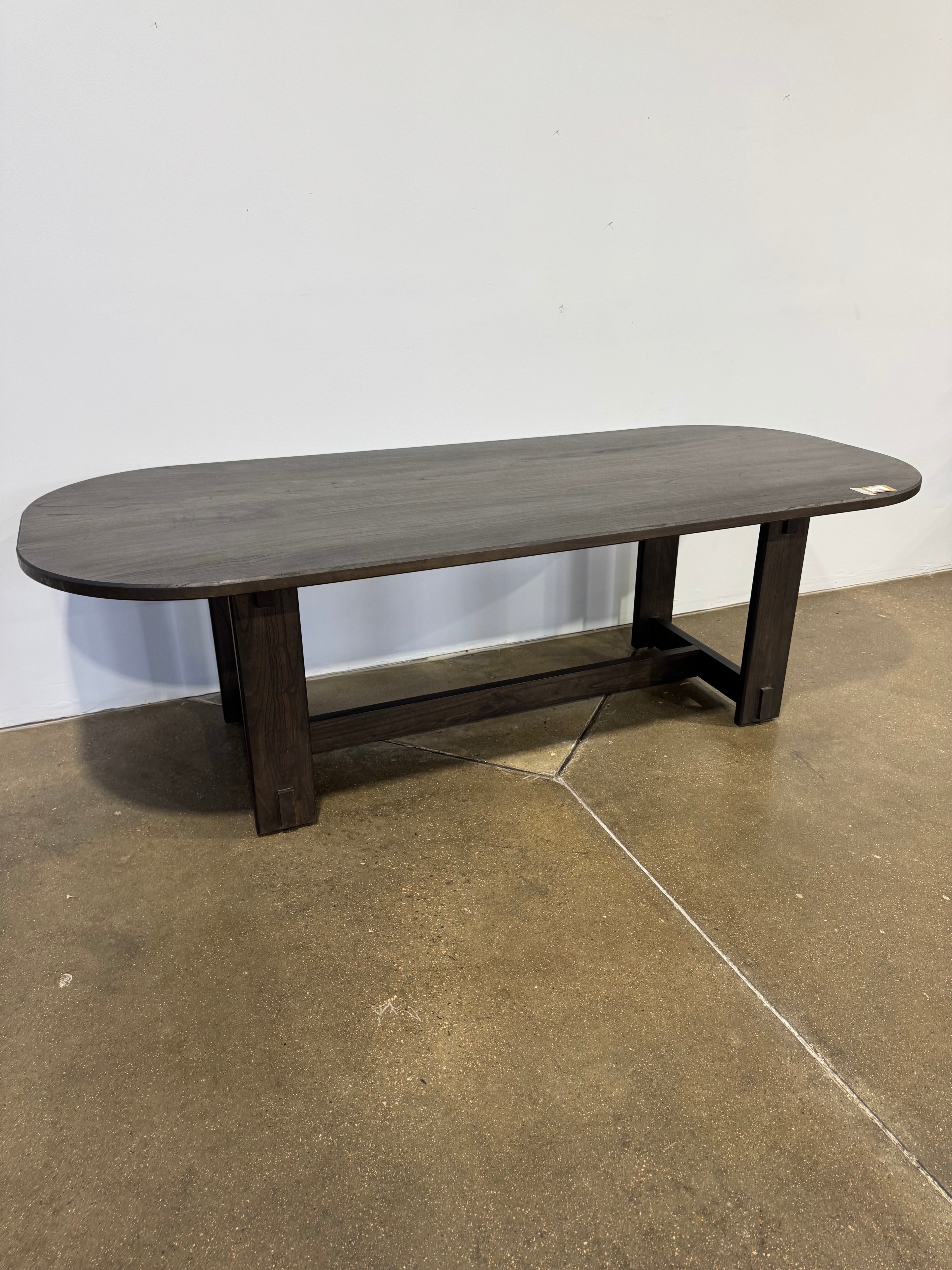 Moe's Glenn Oval Dining Table Dark Brown