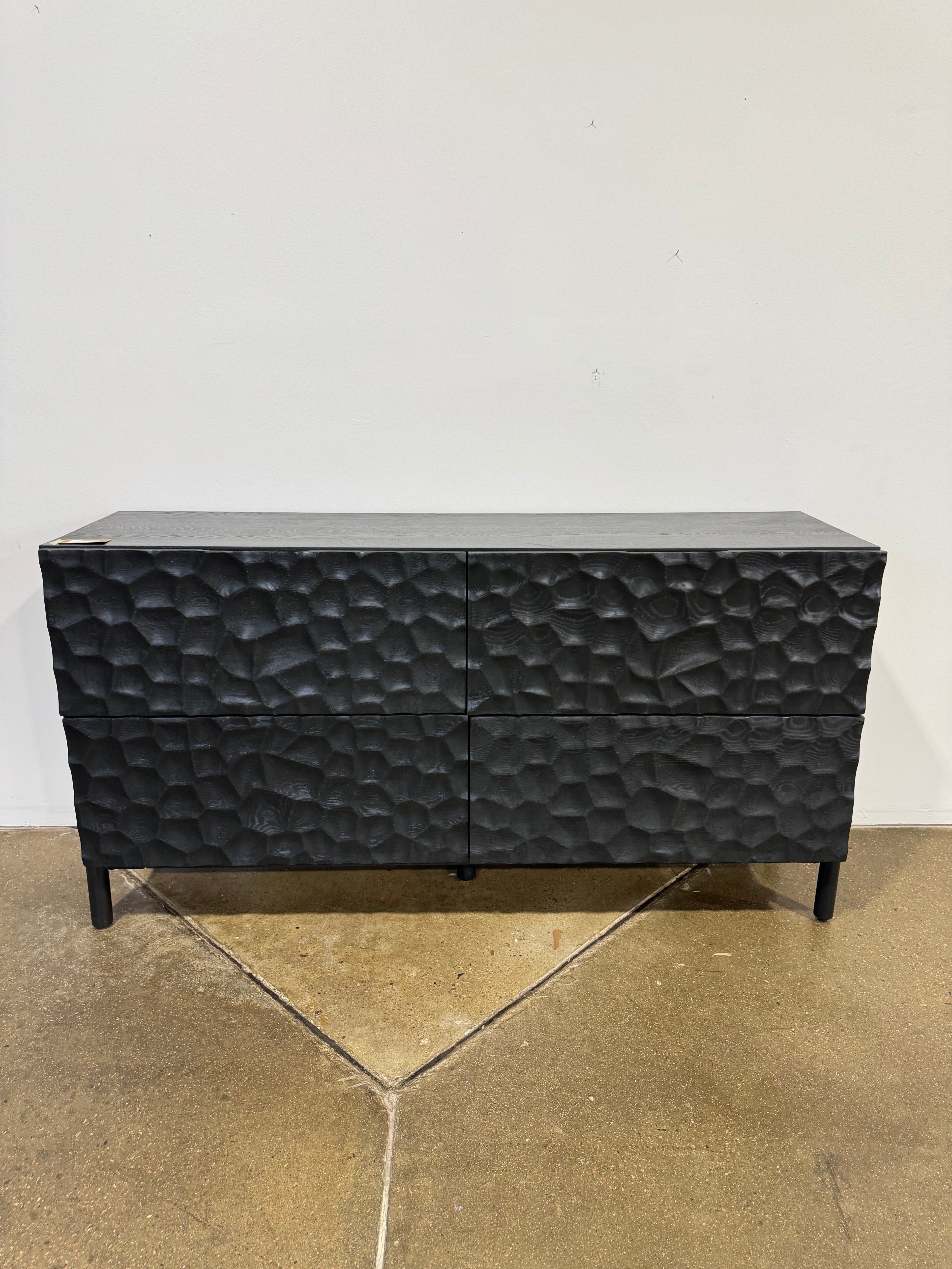 Moe's Misaki 4 Drawer Dresser Black