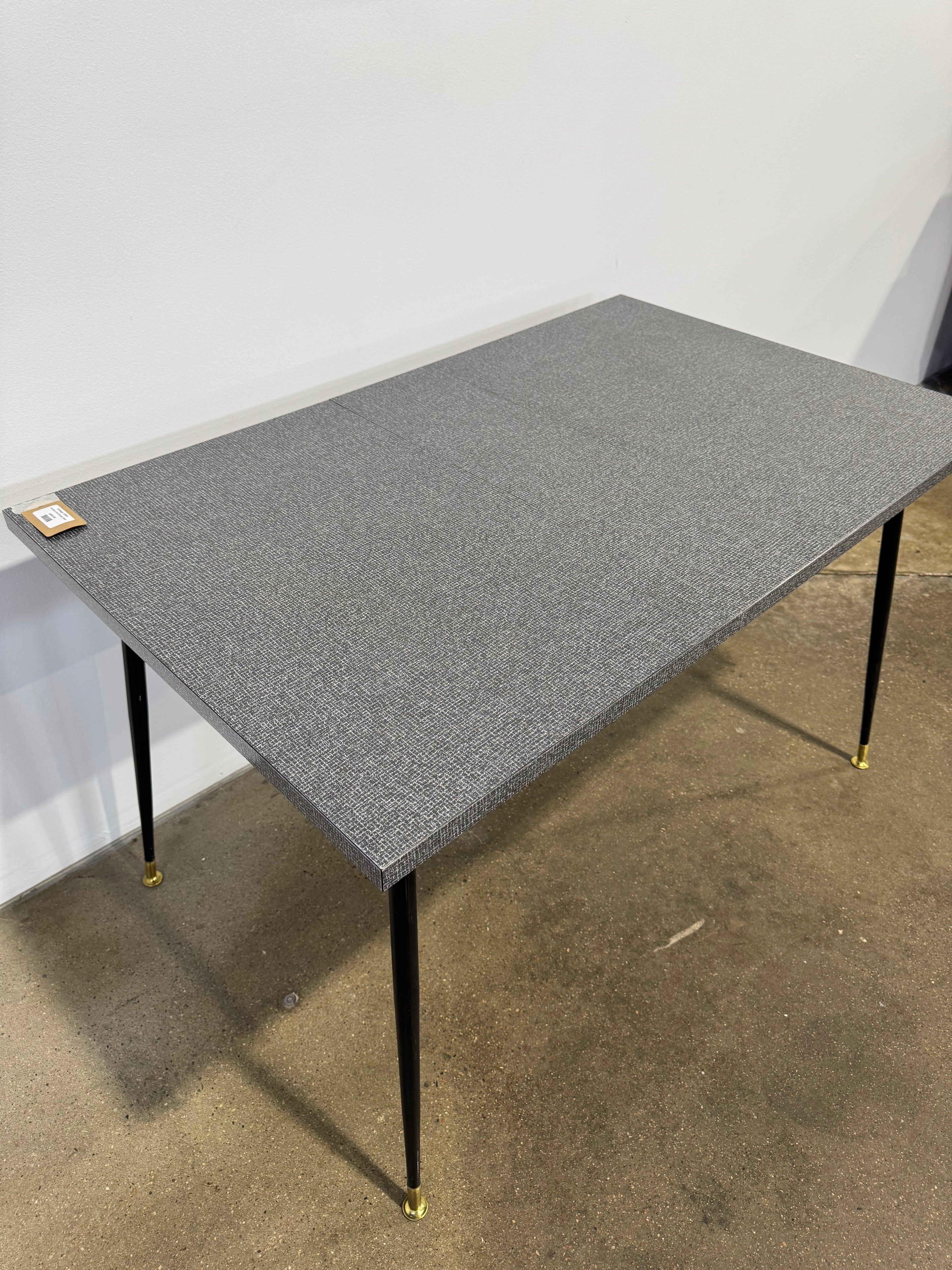 Vintage 1950s Formica Grid Dining Table