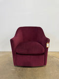 Interior Define Savona Swivel Chair - Maroon