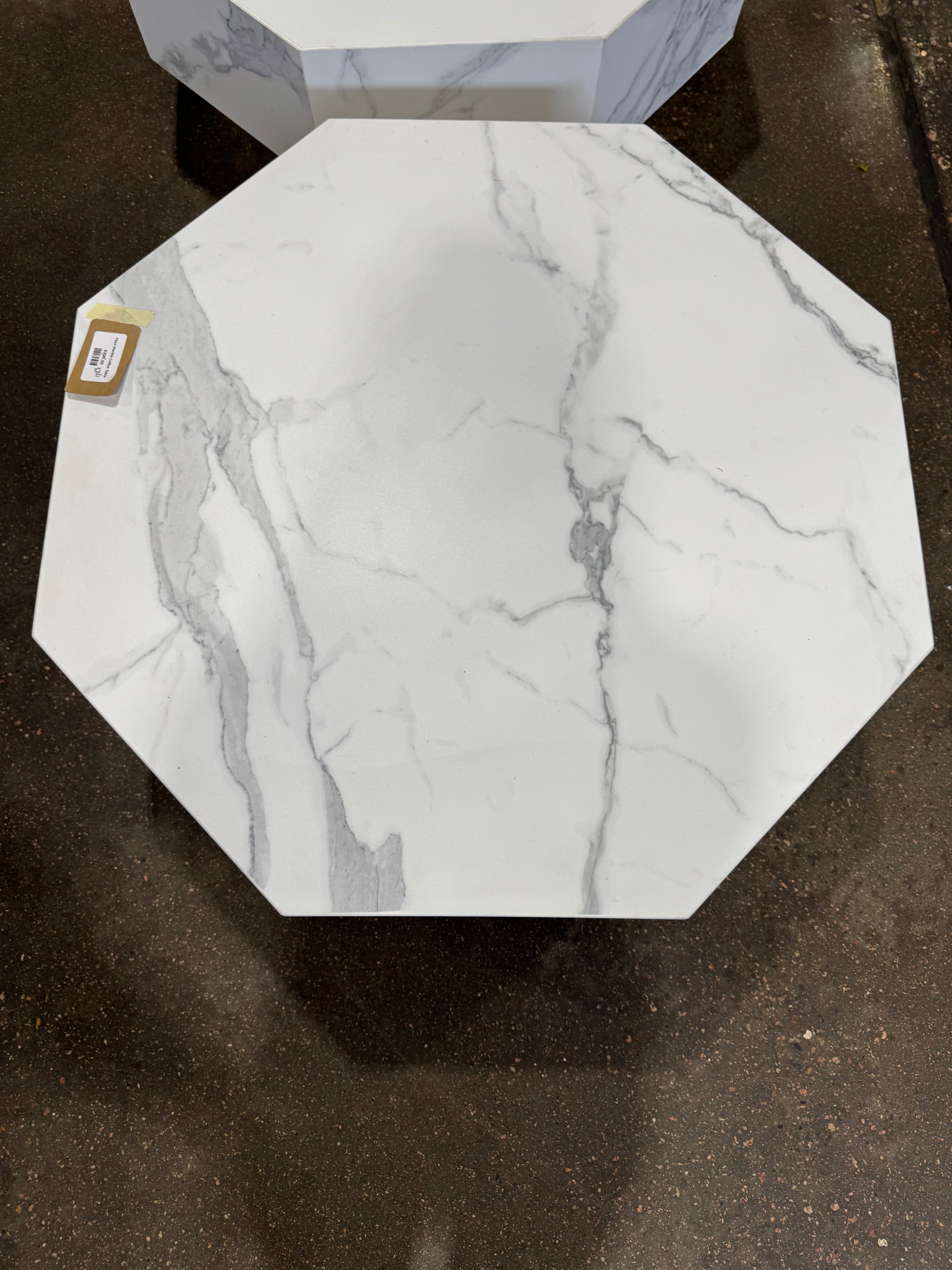 Faux Marble Coffee Table