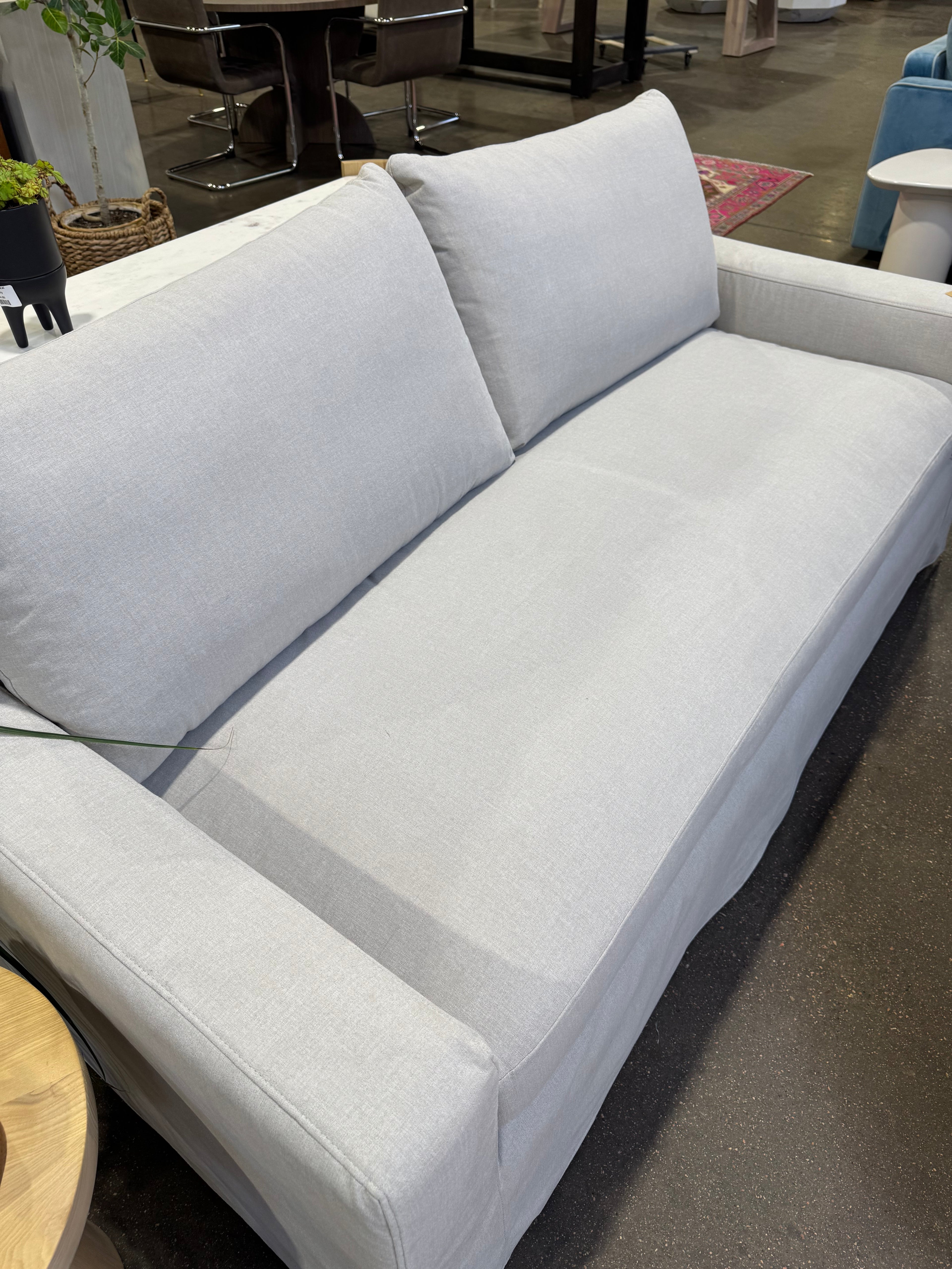 Interior Define Sloan Slipcovered Sleeper Sofa - Gray
