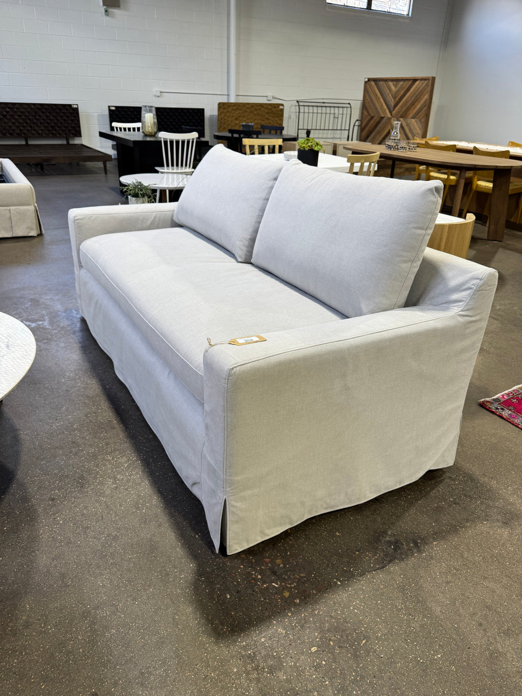 Interior Define Sloan Slipcovered Sleeper Sofa - Gray