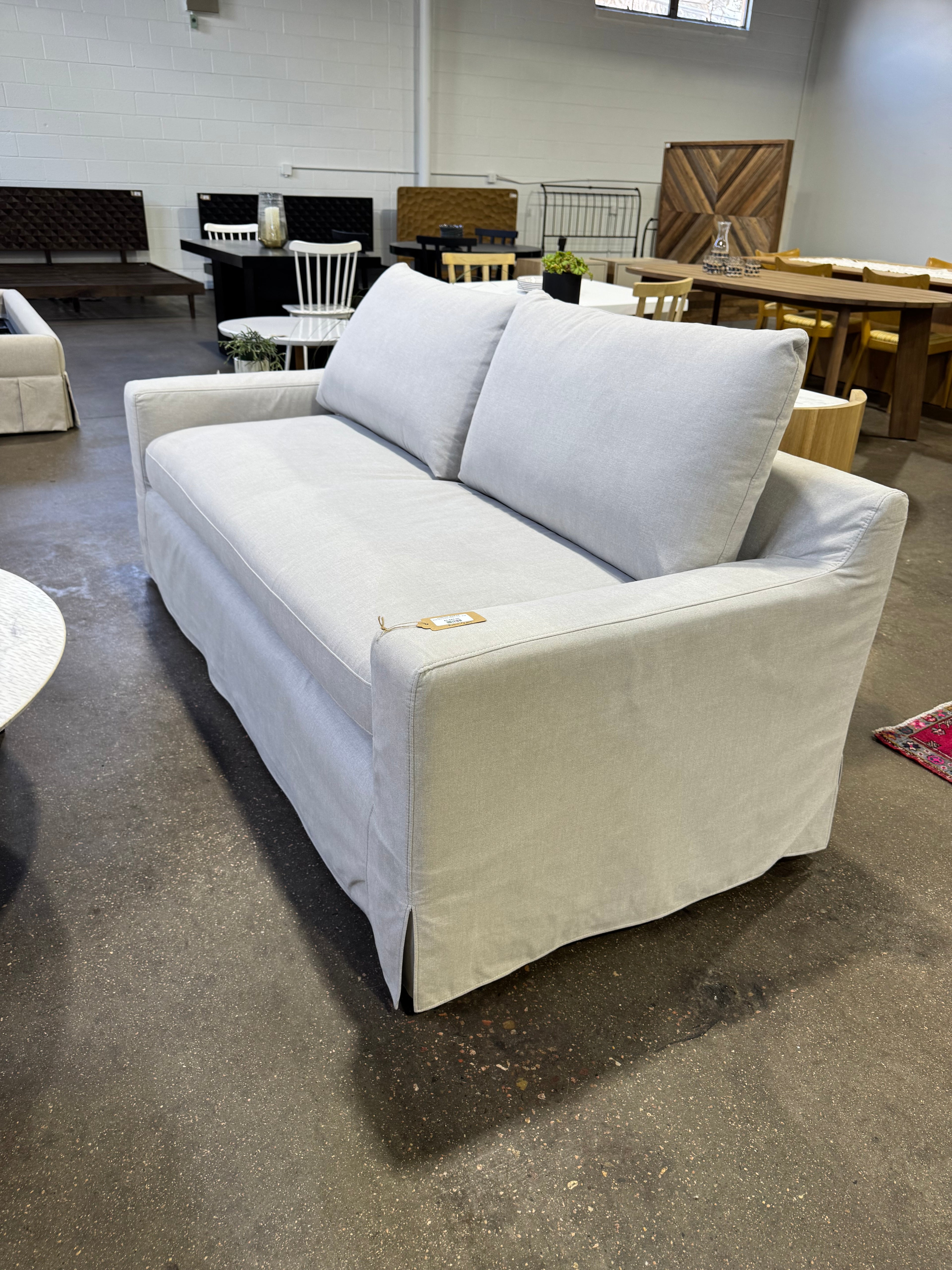 Interior Define Sloan Slipcovered Sleeper Sofa - Gray