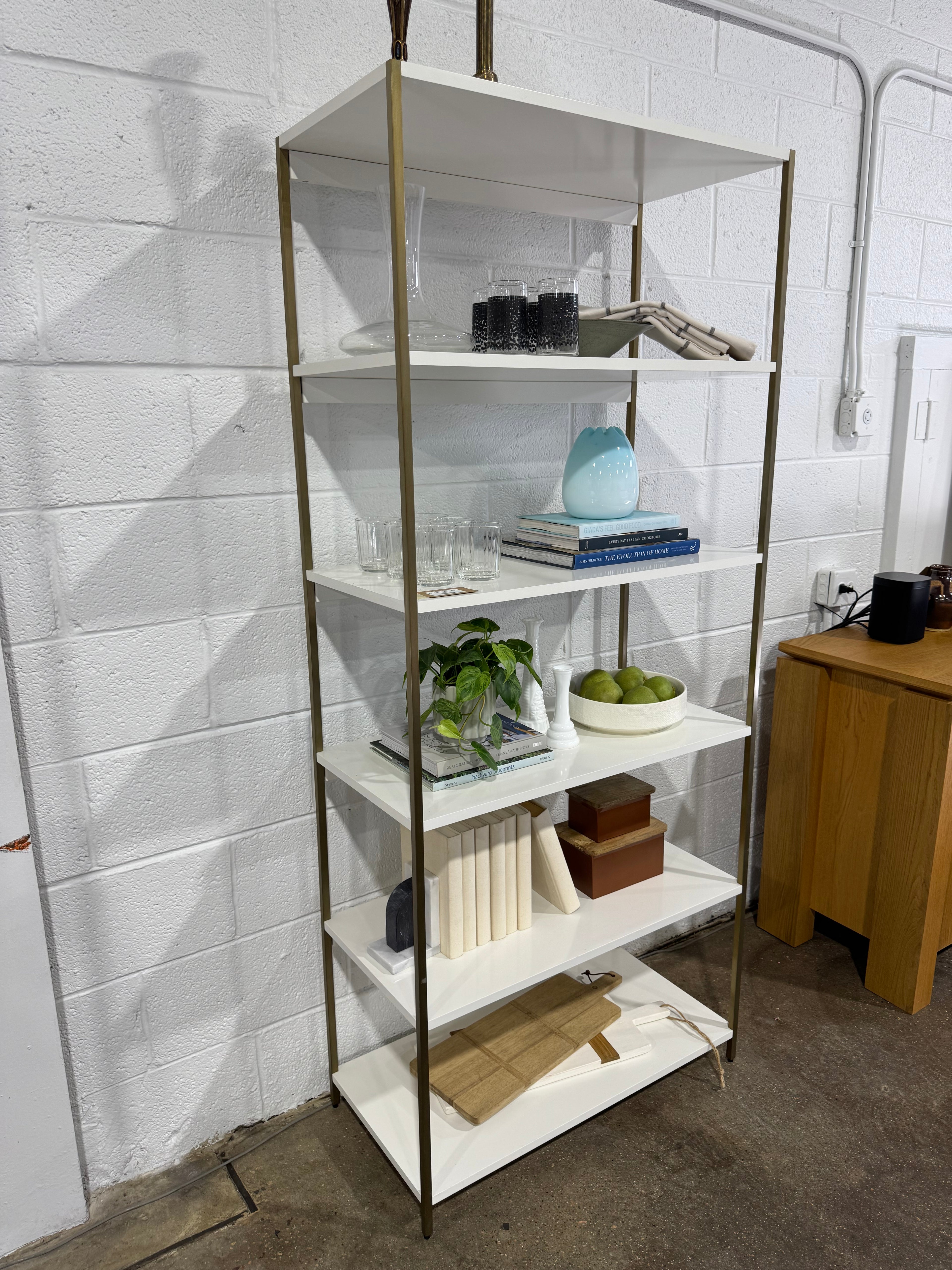 West Elm Zane Wide Bookshelf