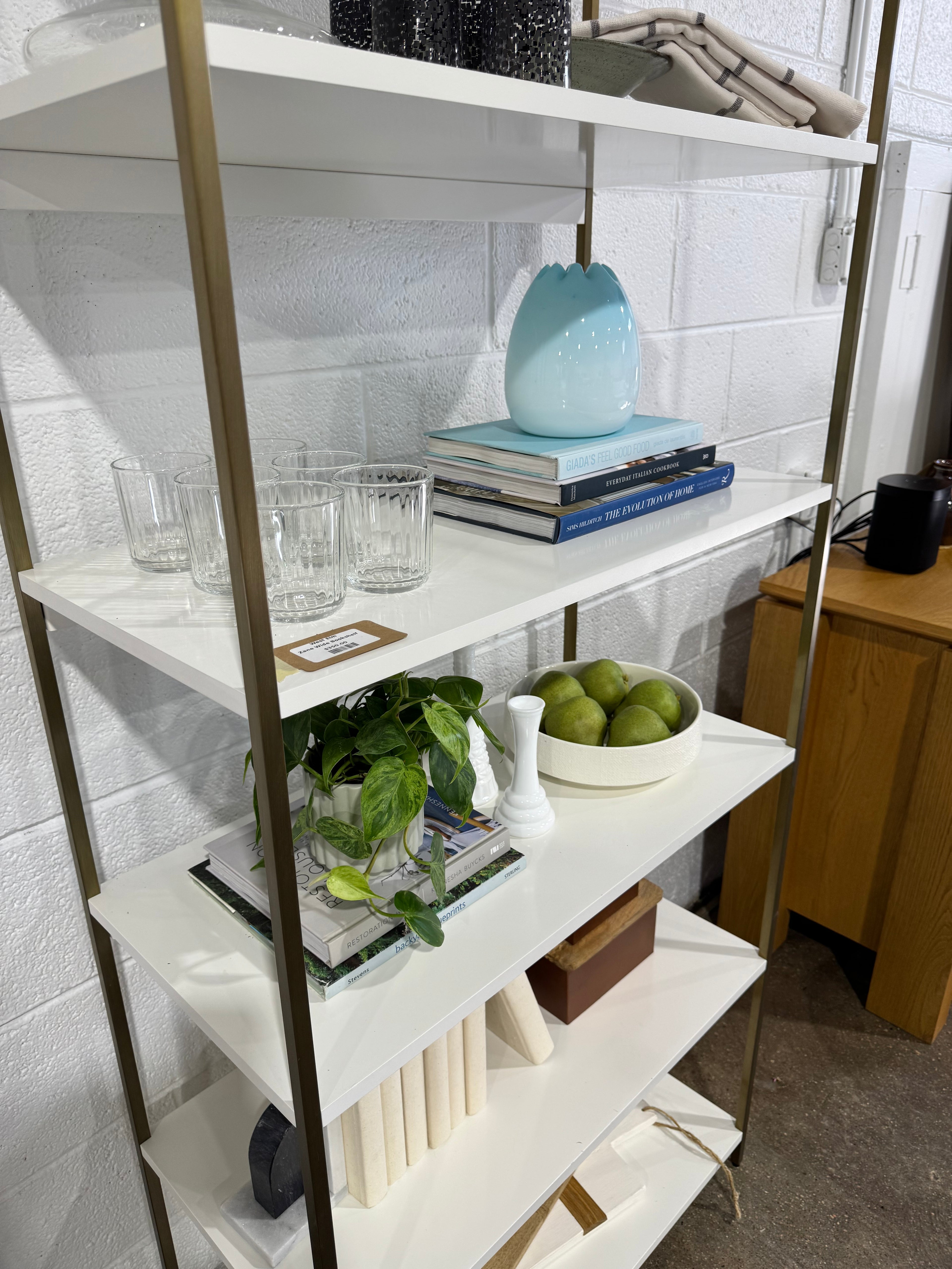 West Elm Zane Wide Bookshelf