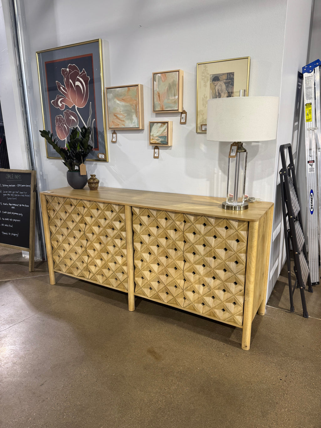 Moe's Home Collection Fulton 4-Door Sideboard