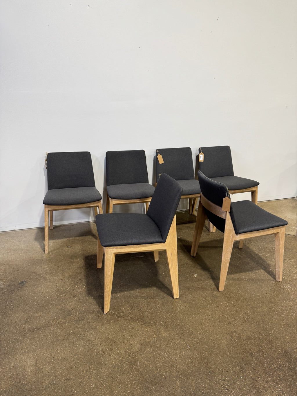 Moe's Home Collection Deco Dining Chair, Dark Grey