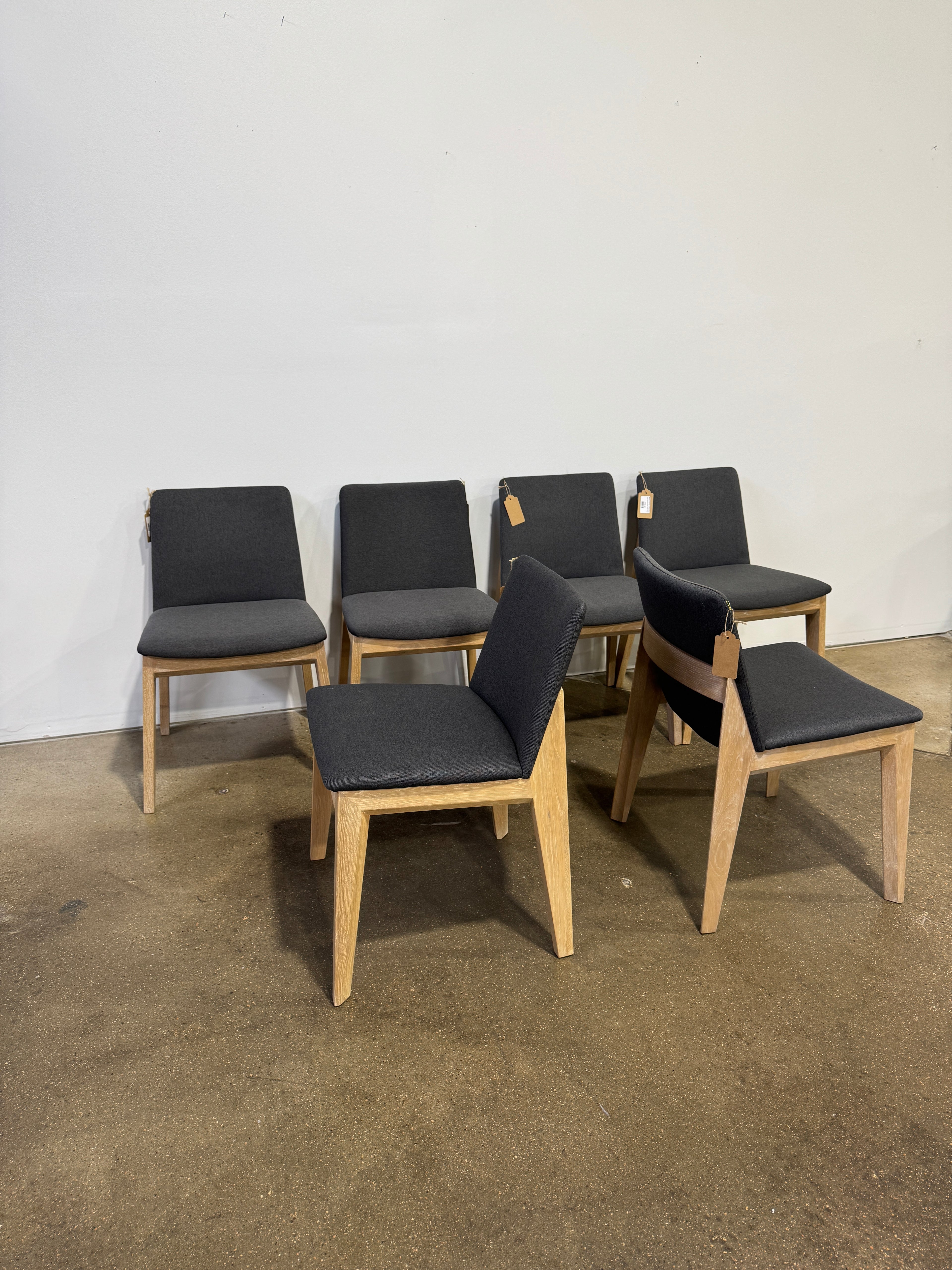 Moe's Home Collection Deco Dining Chair, Dark Grey