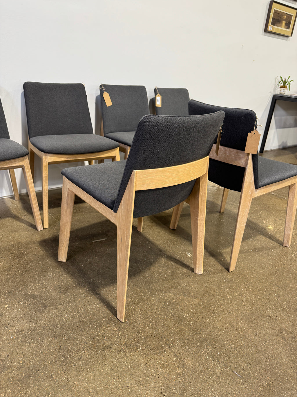 Moe's Home Collection Deco Dining Chair, Dark Grey