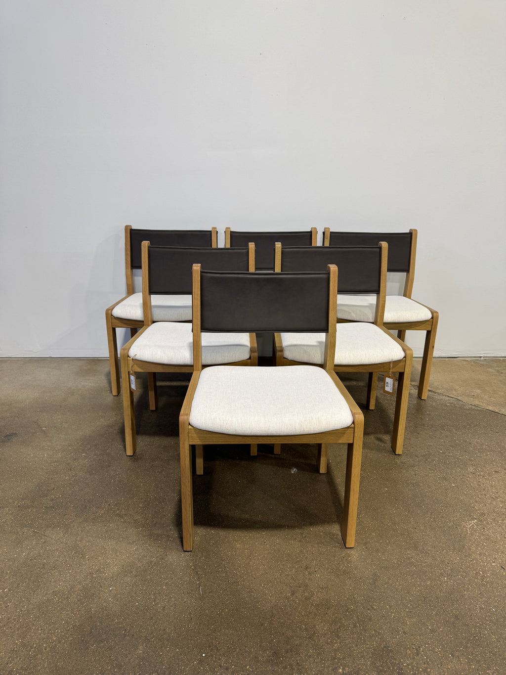 Moe's Home Collection Carol Dining Chair, Leather