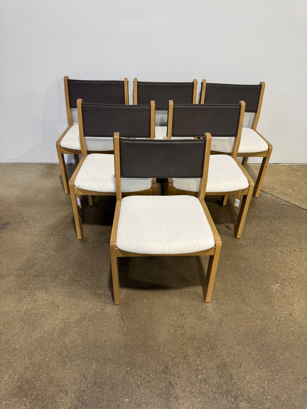 Moe's Home Collection Carol Dining Chair, Leather