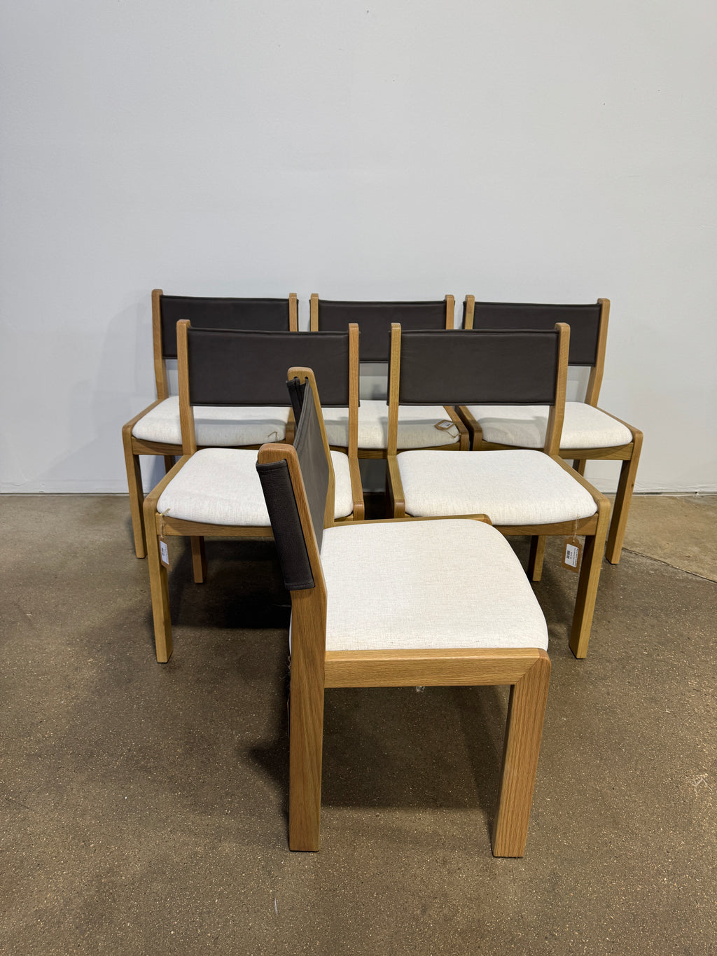 Moe's Home Collection Carol Dining Chair, Leather