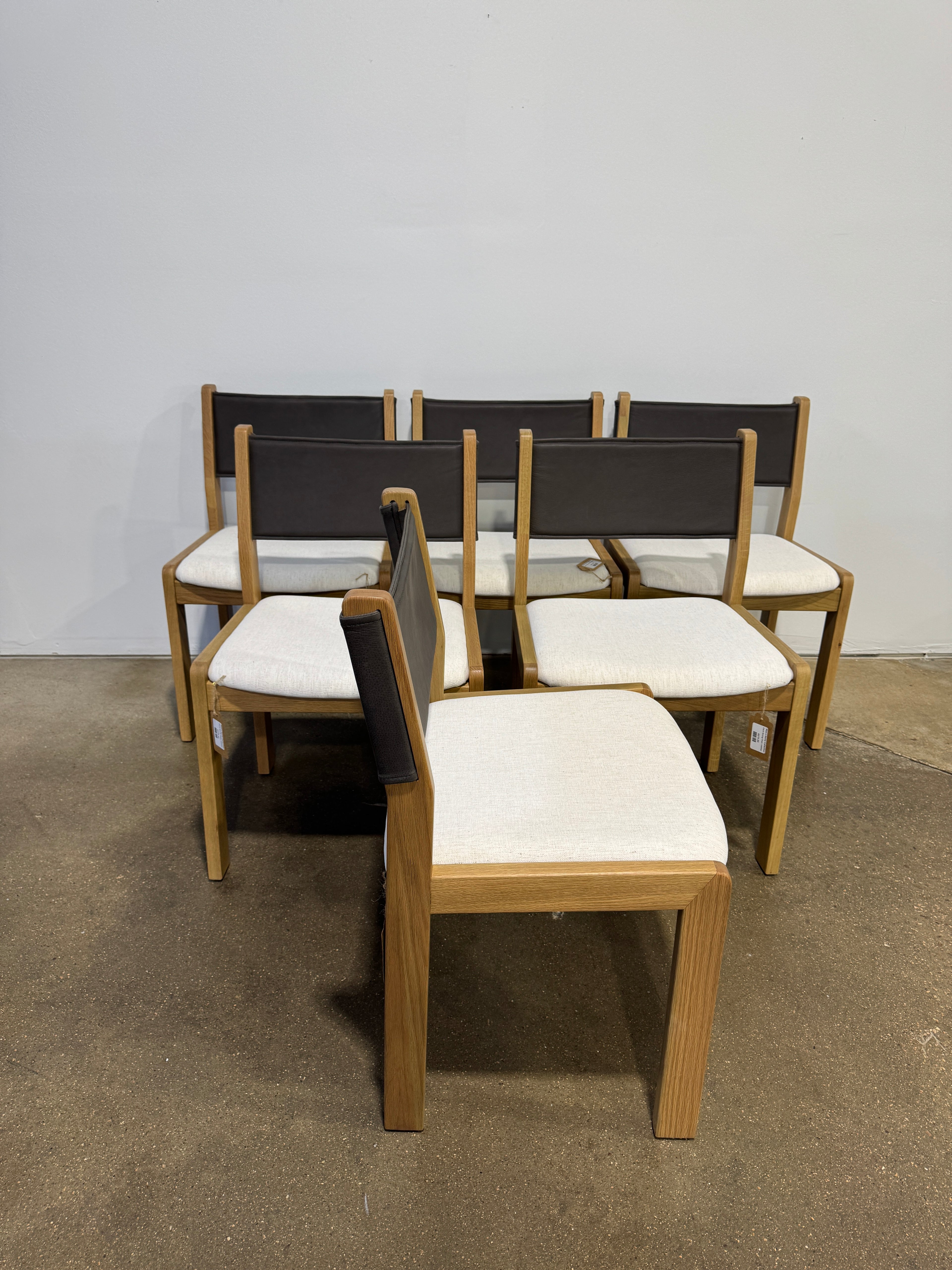 Moe's Home Collection Carol Dining Chair, Leather