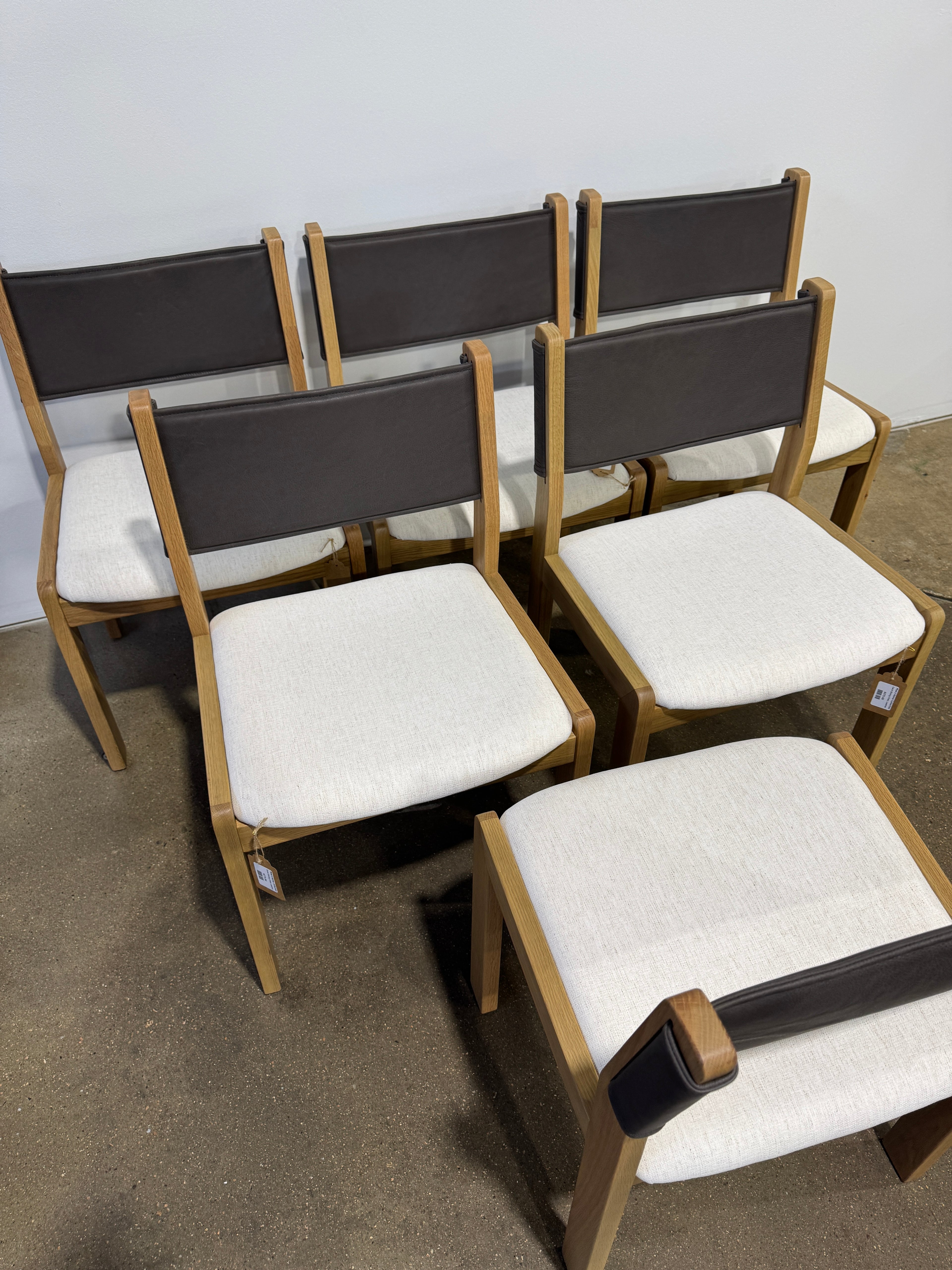 Moe's Home Collection Carol Dining Chair, Leather