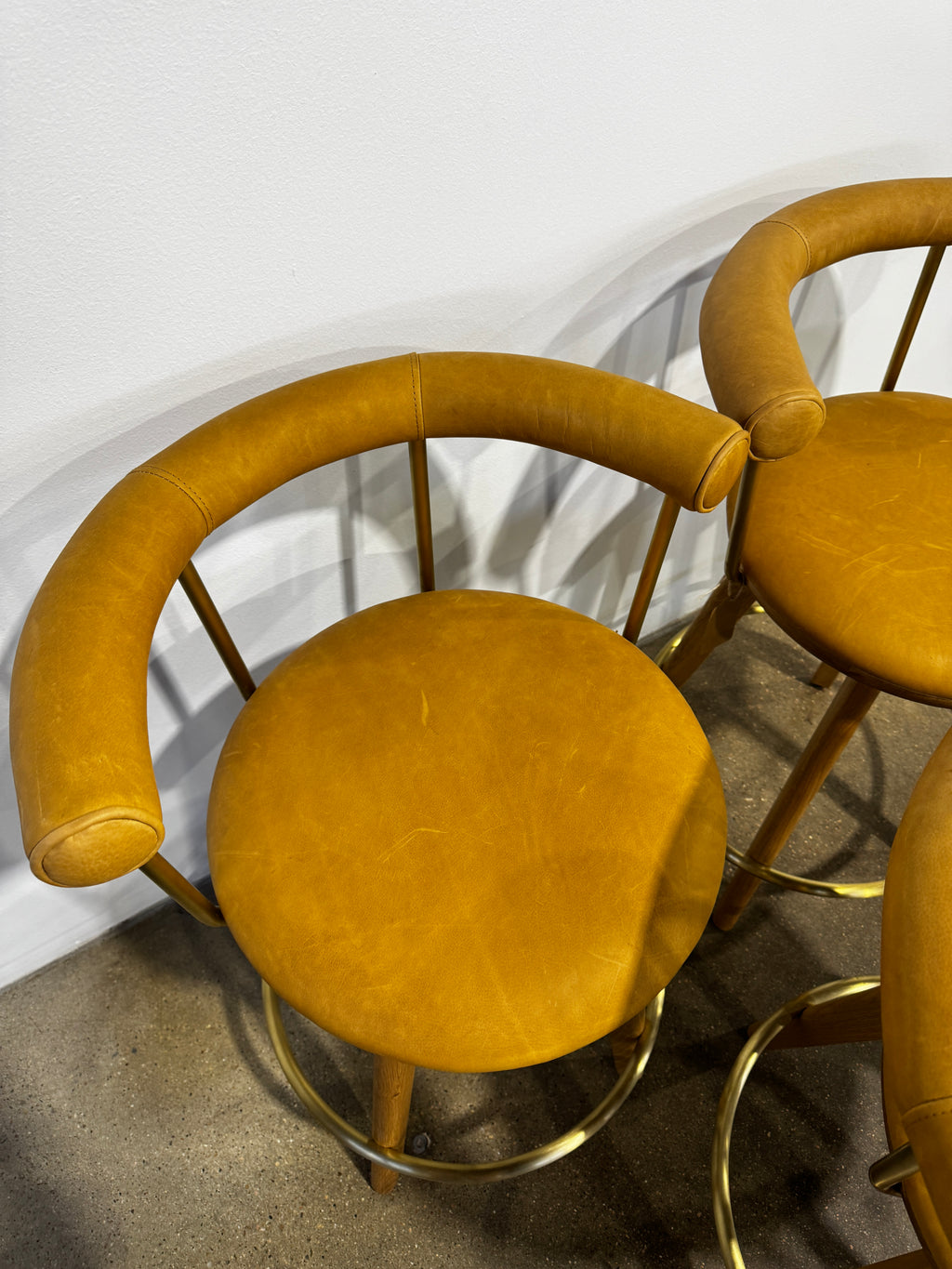 Denver Modern Keystone Swivel Counter Stool