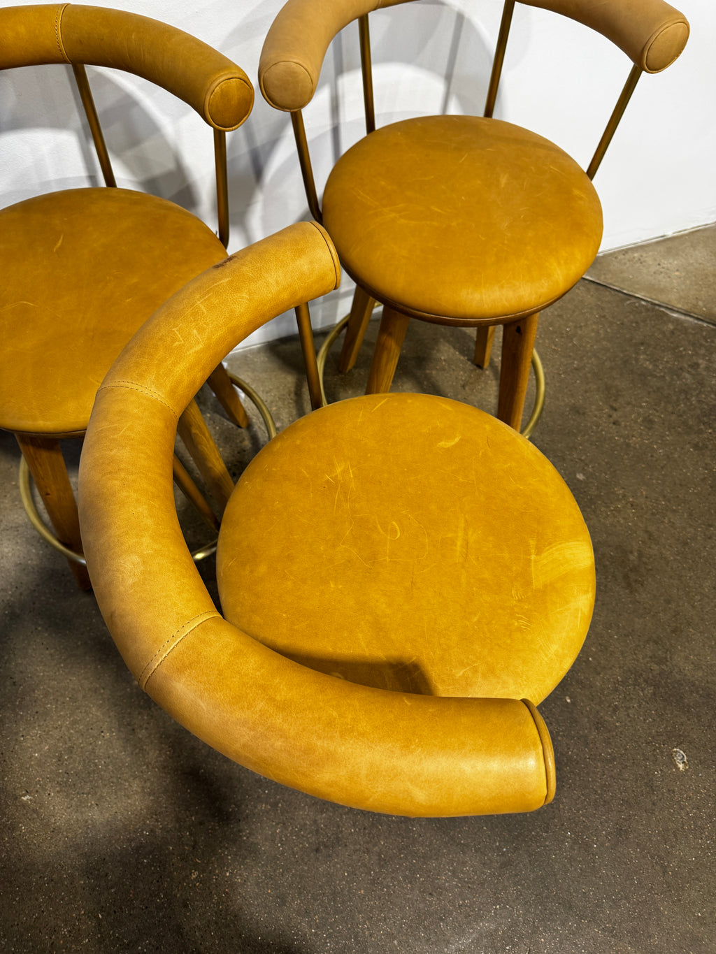 Denver Modern Keystone Swivel Counter Stool