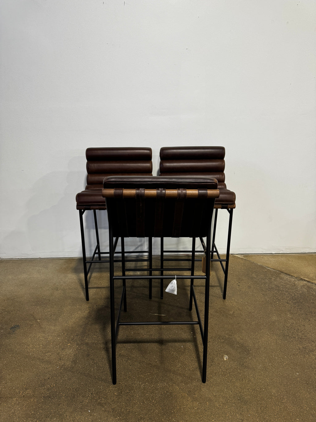 Denver Modern Vail Bar Stool - Maple Leather