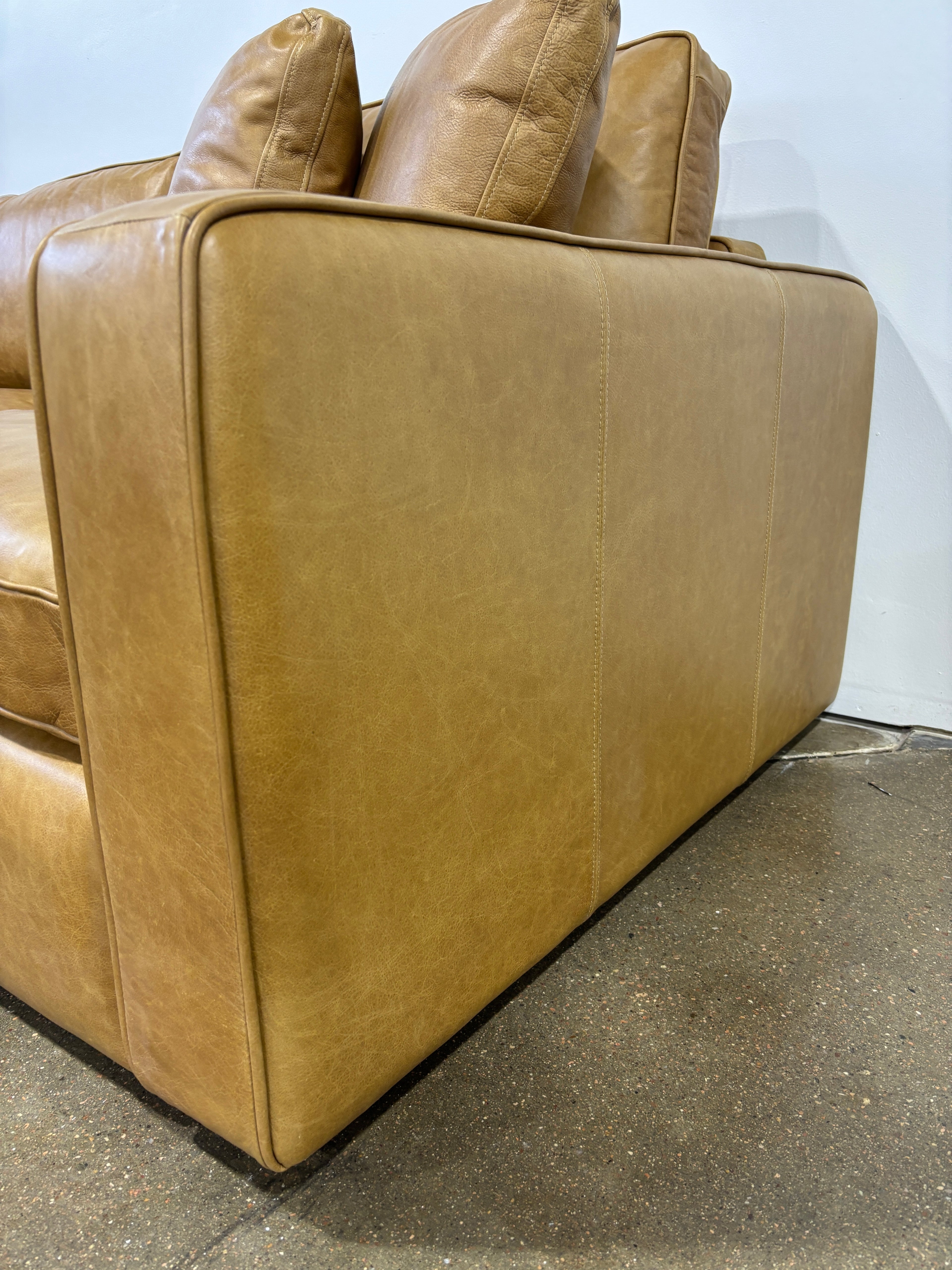 Interior Define James 3 Seat Sofa - Leather