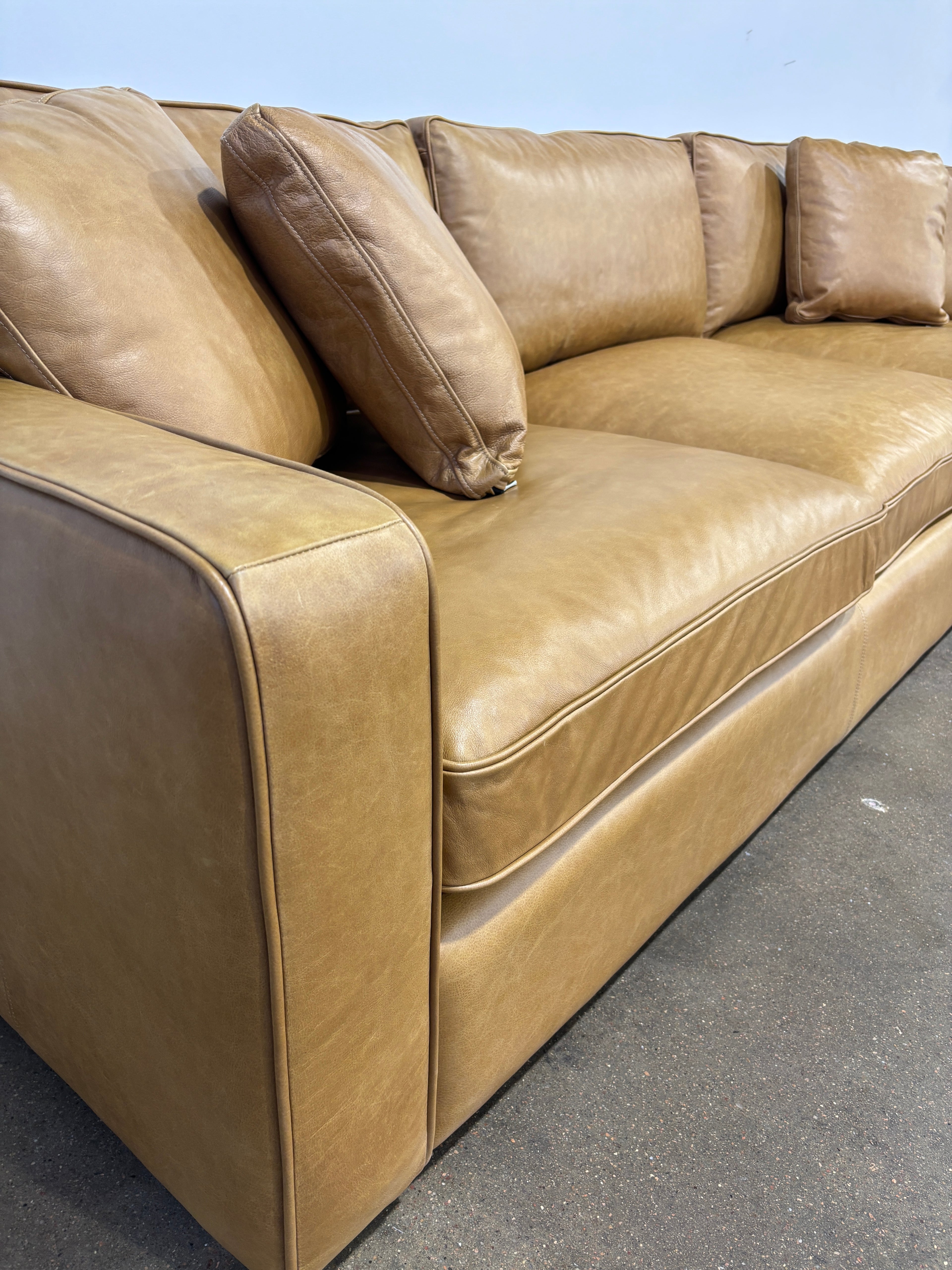 Interior Define James 3 Seat Sofa - Leather