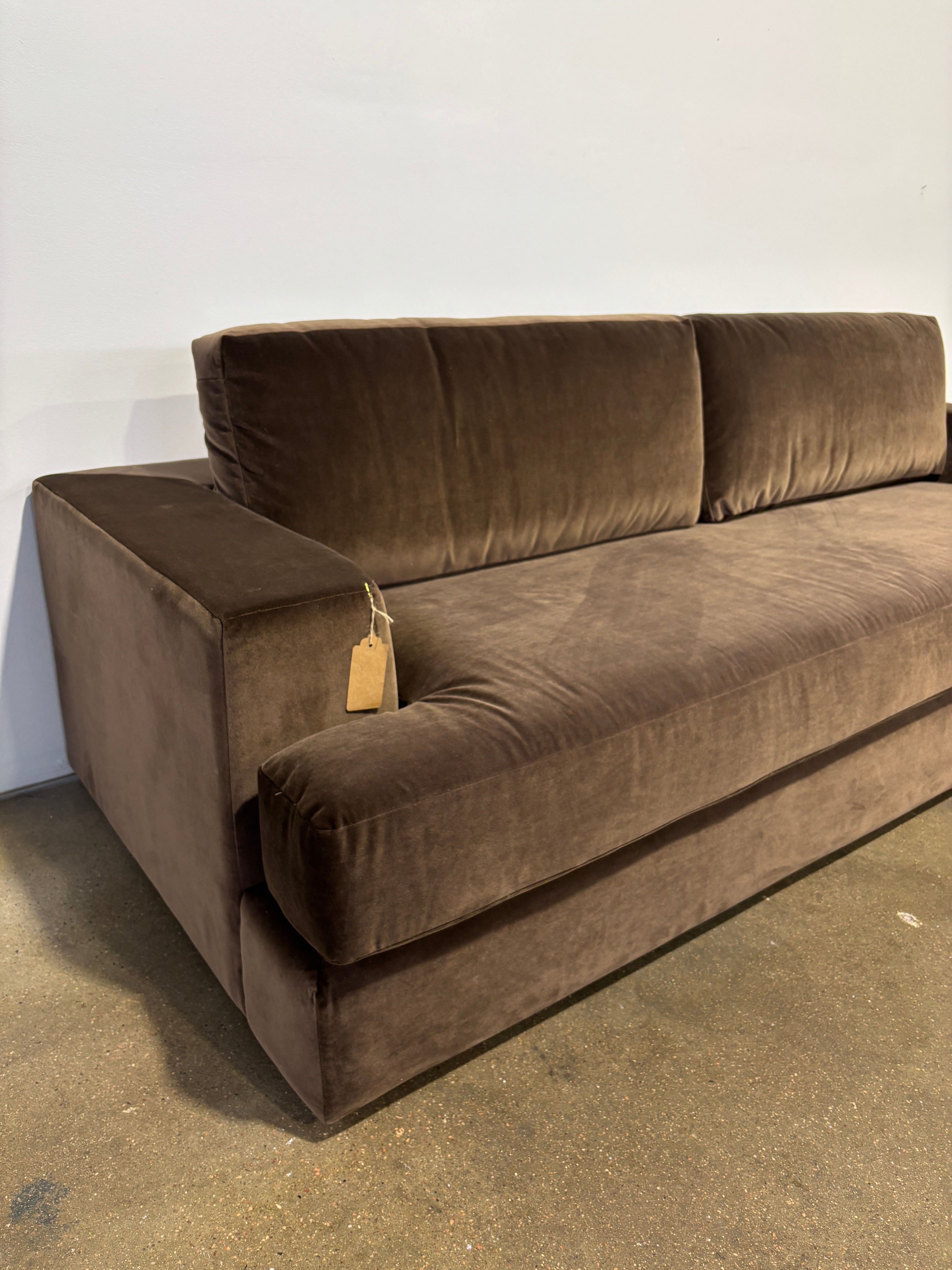 Interior Define Lee 2-Seat Sofa - Brown