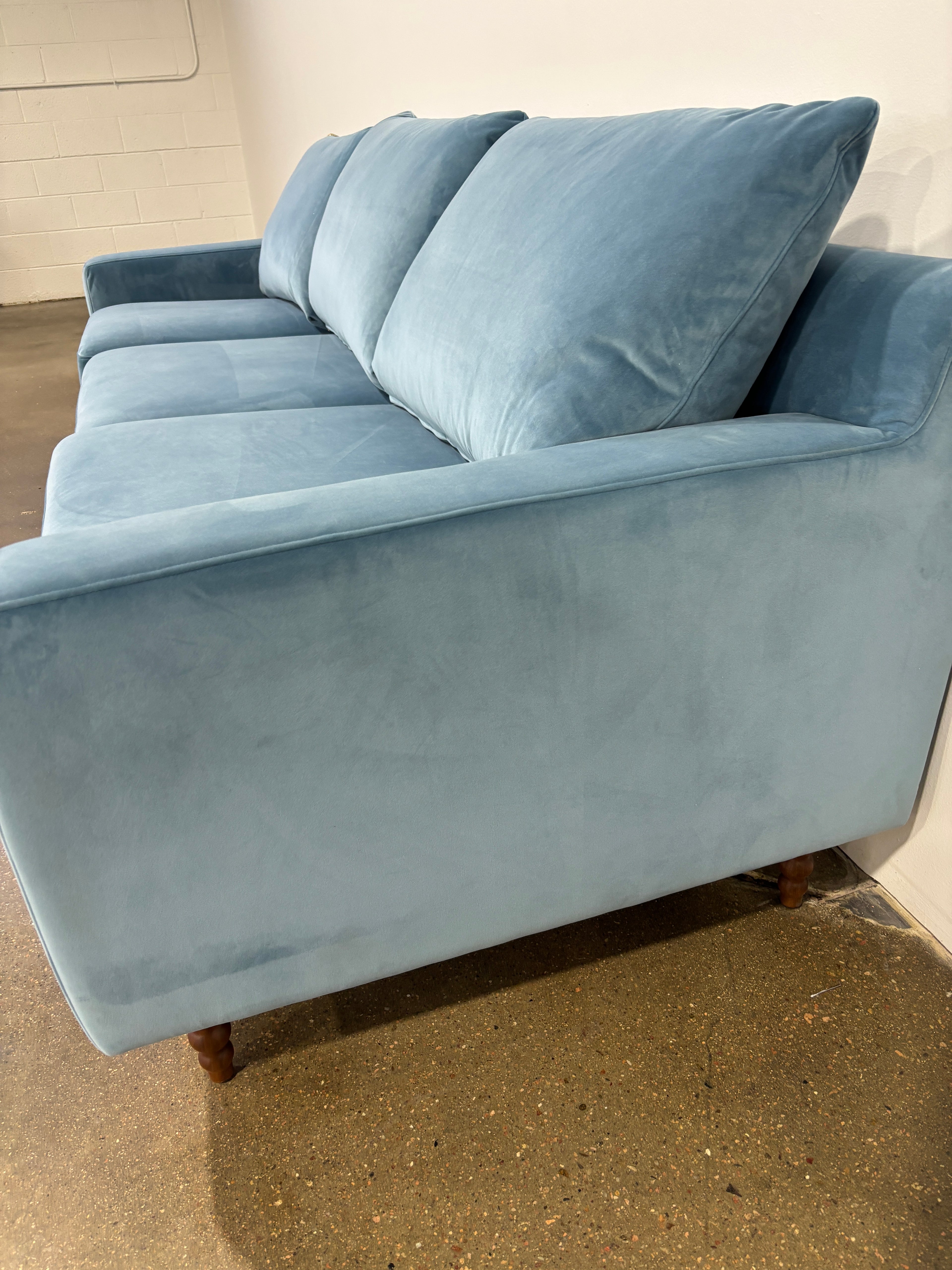 Interior Define Sloan Sofa - 3 Seat - Light Blue