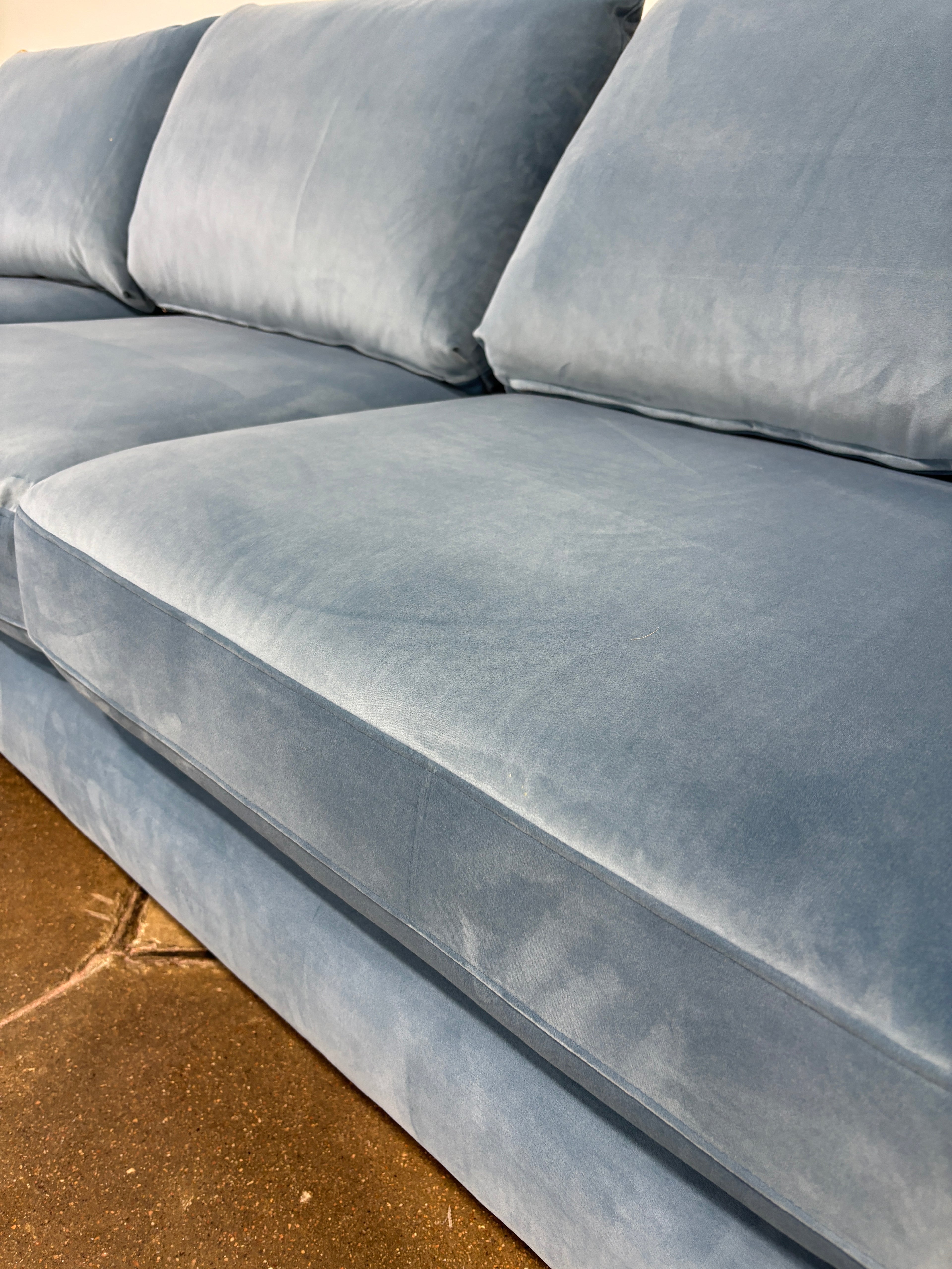 Interior Define Sloan Sofa - 3 Seat - Light Blue