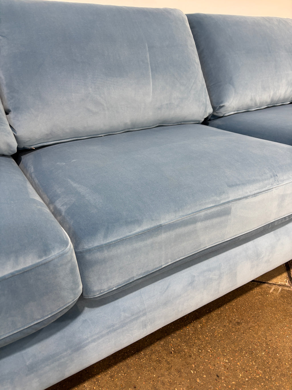 Interior Define Sloan Sofa - 3 Seat - Light Blue