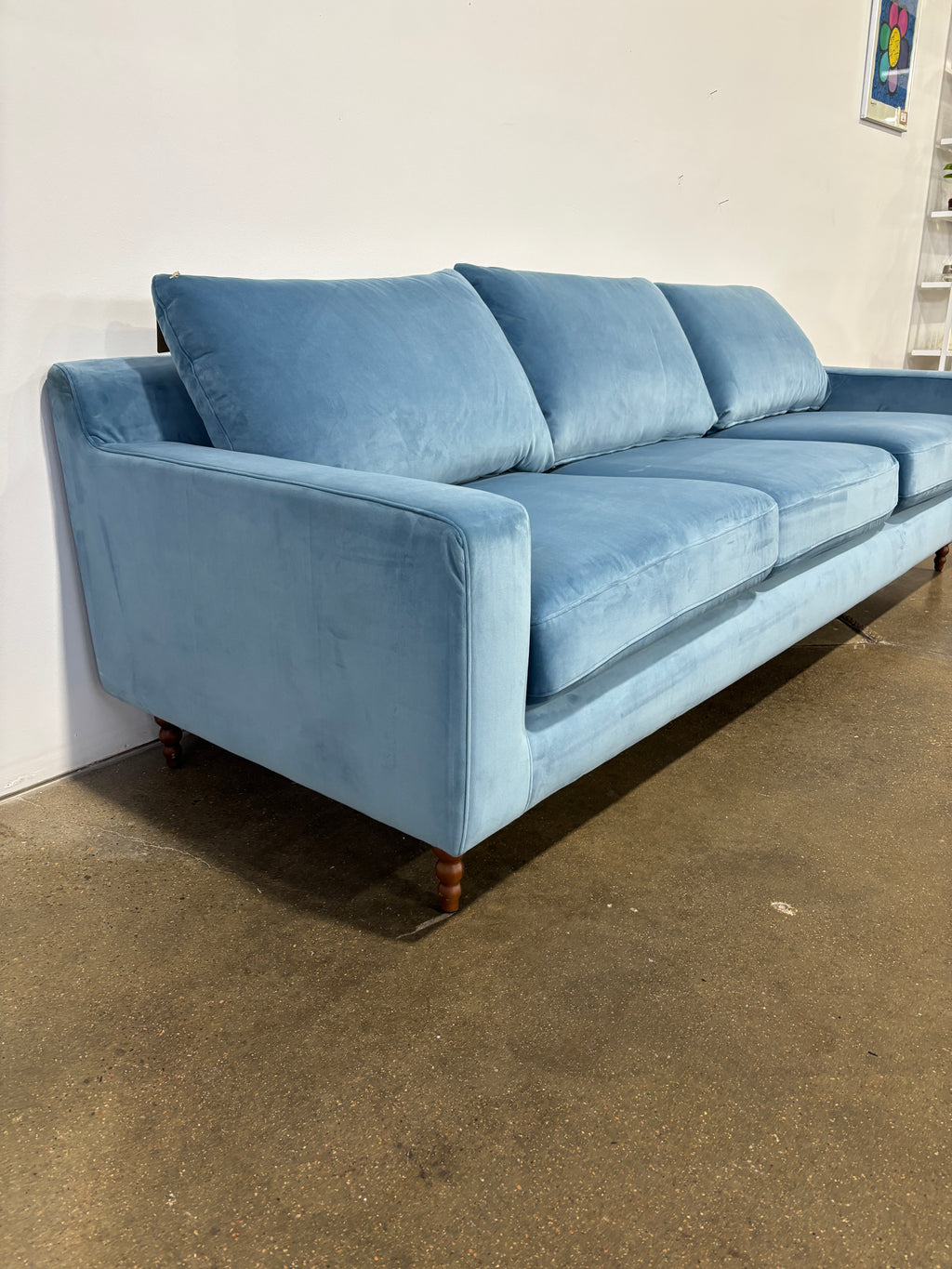 Interior Define Sloan Sofa - 3 Seat - Light Blue