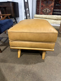 Article Timber 31" Leather Ottoman