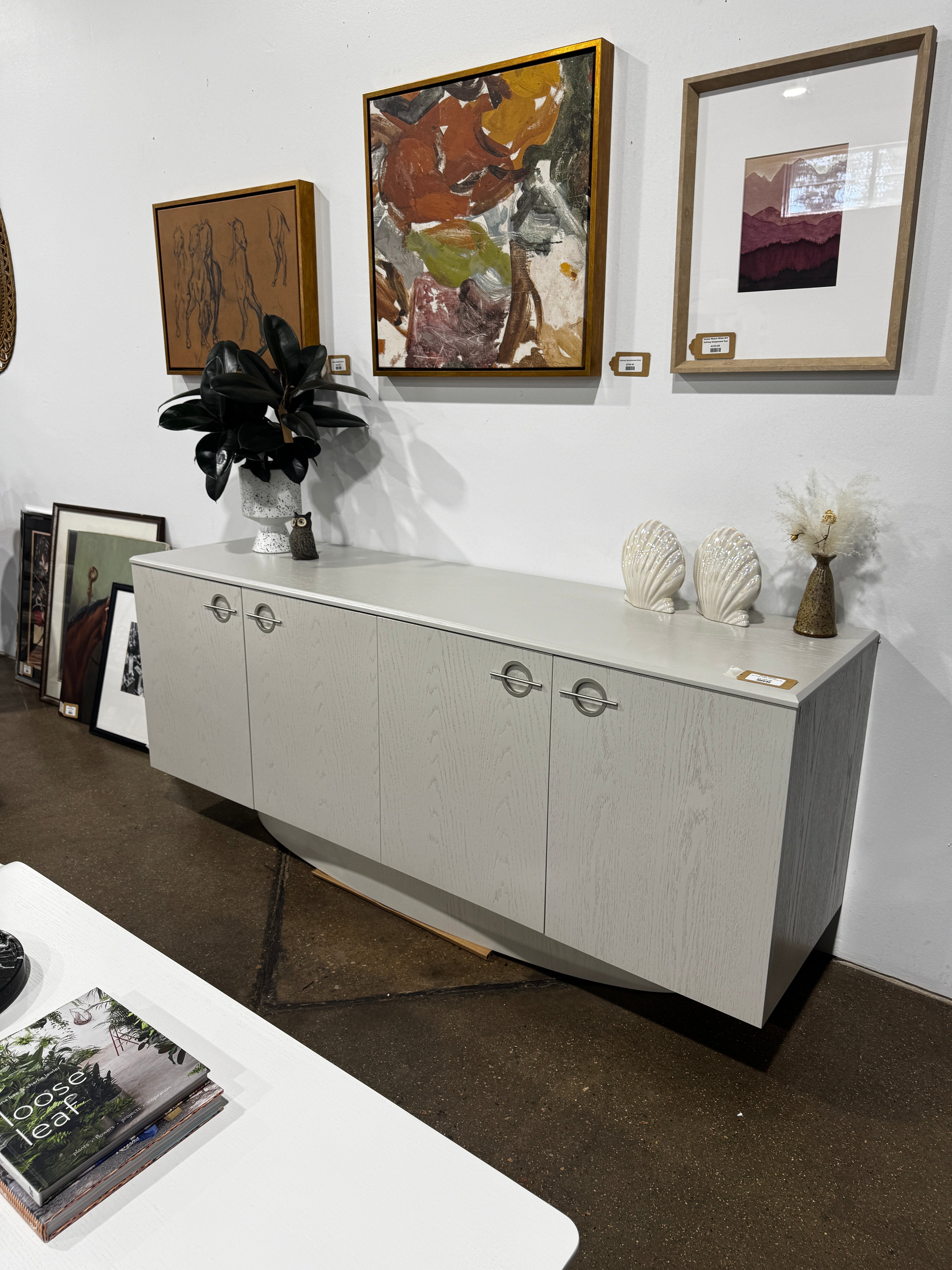 Hews Home Toni 4-Door Buffet with Veneer Top