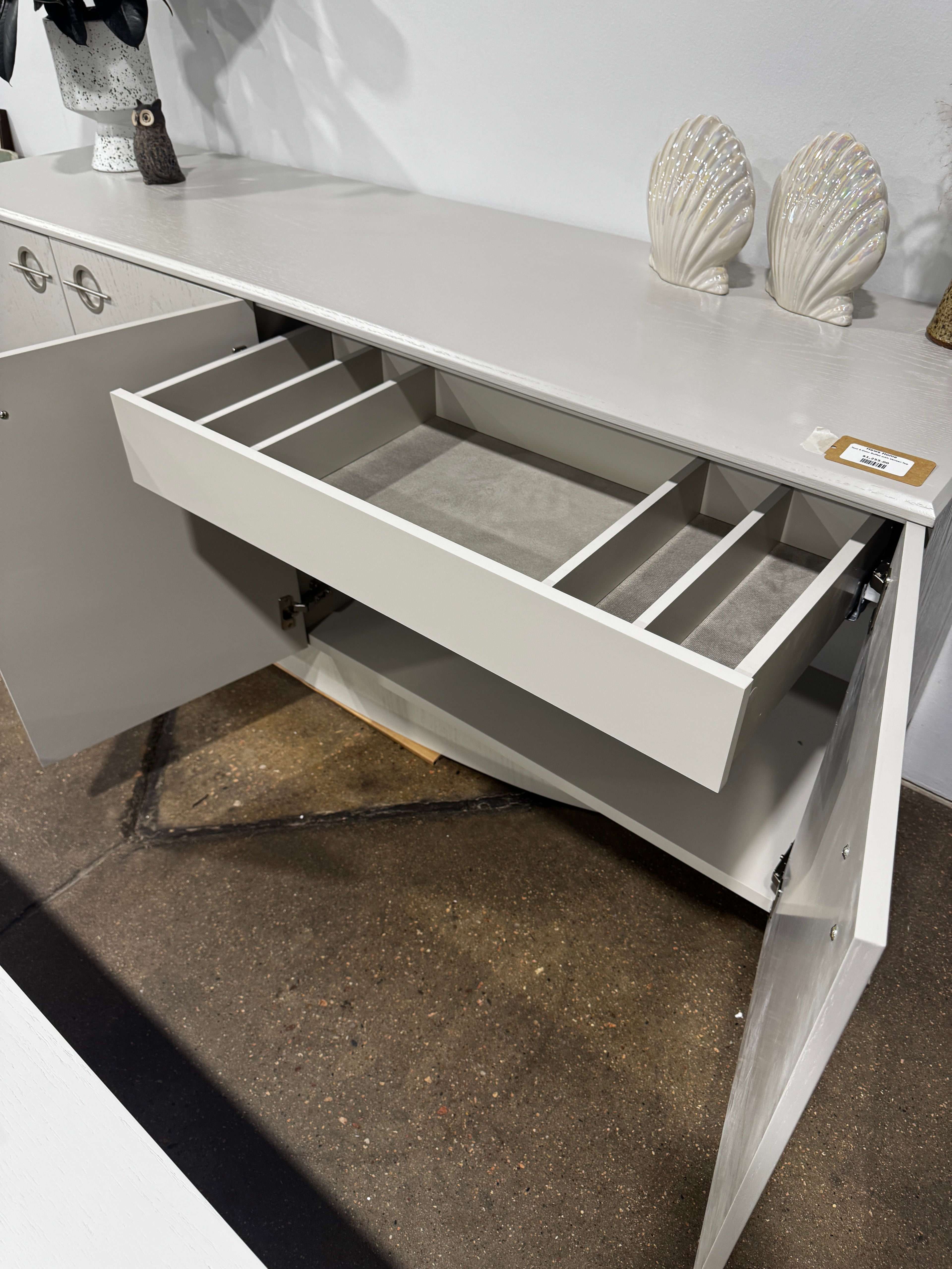 Hews Home Toni 4-Door Buffet with Veneer Top