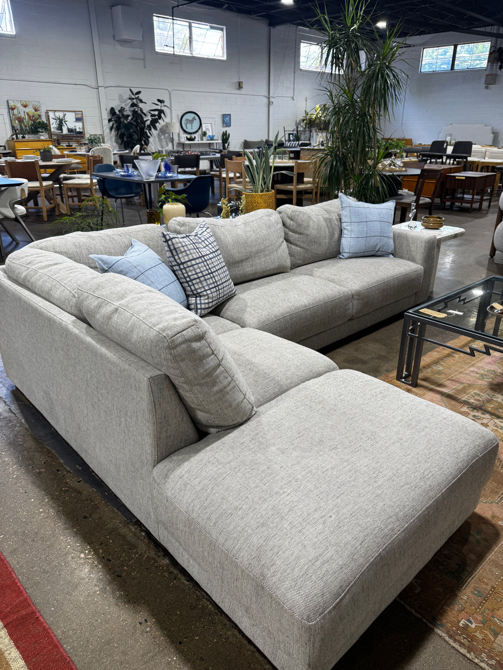 Light Gray Sectional Sofa