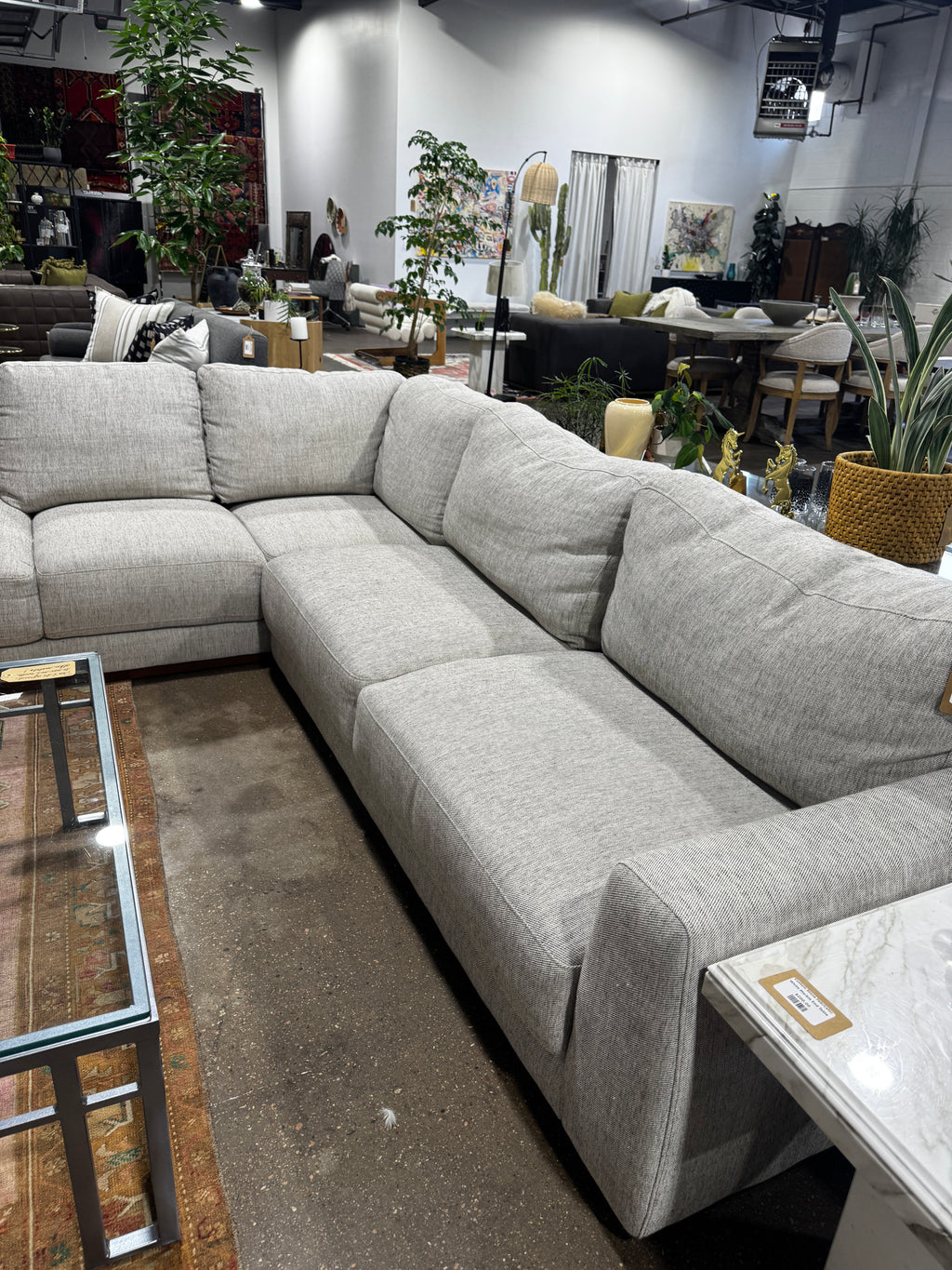 Light Gray Sectional Sofa