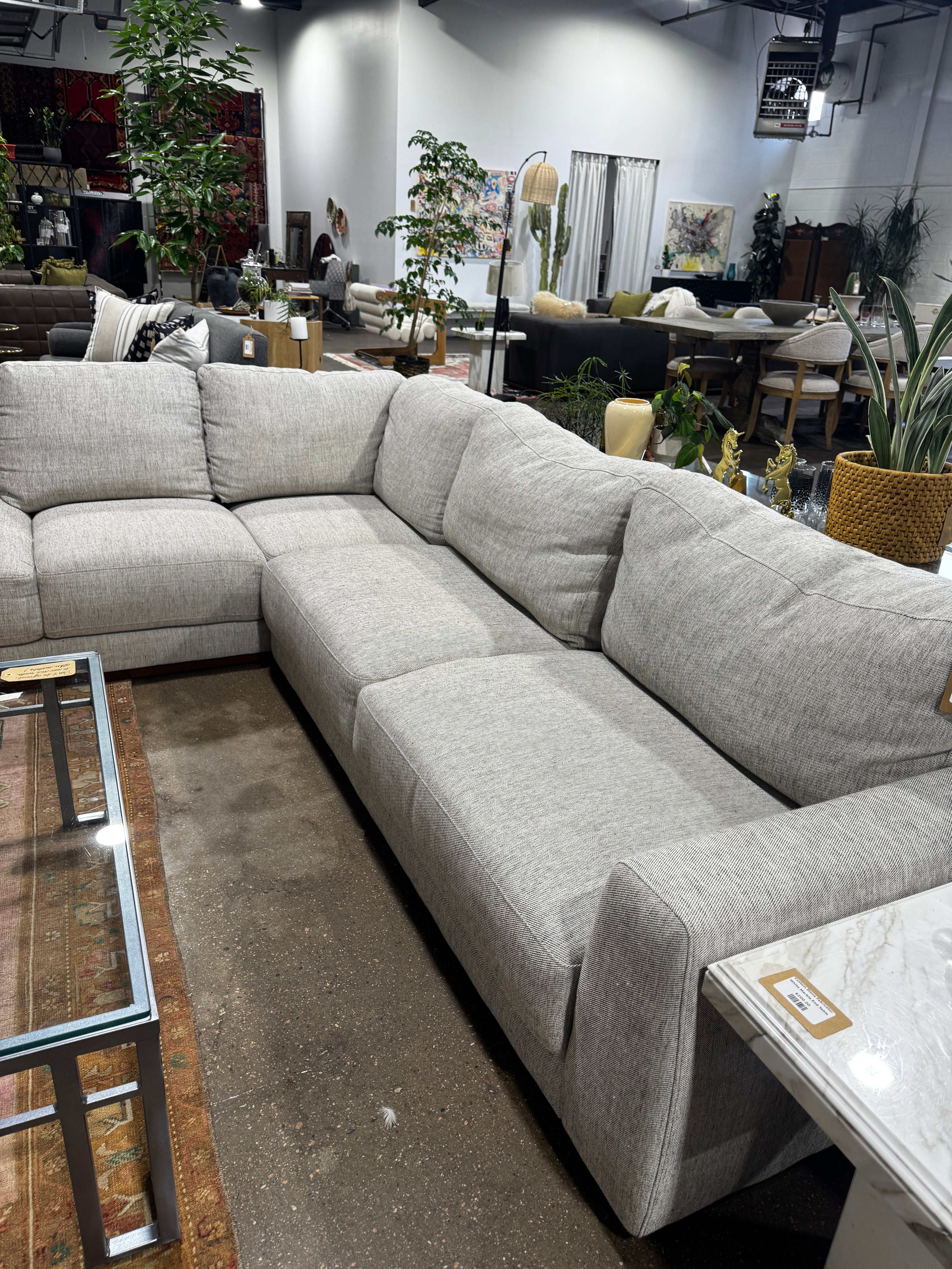 Light Gray Sectional Sofa