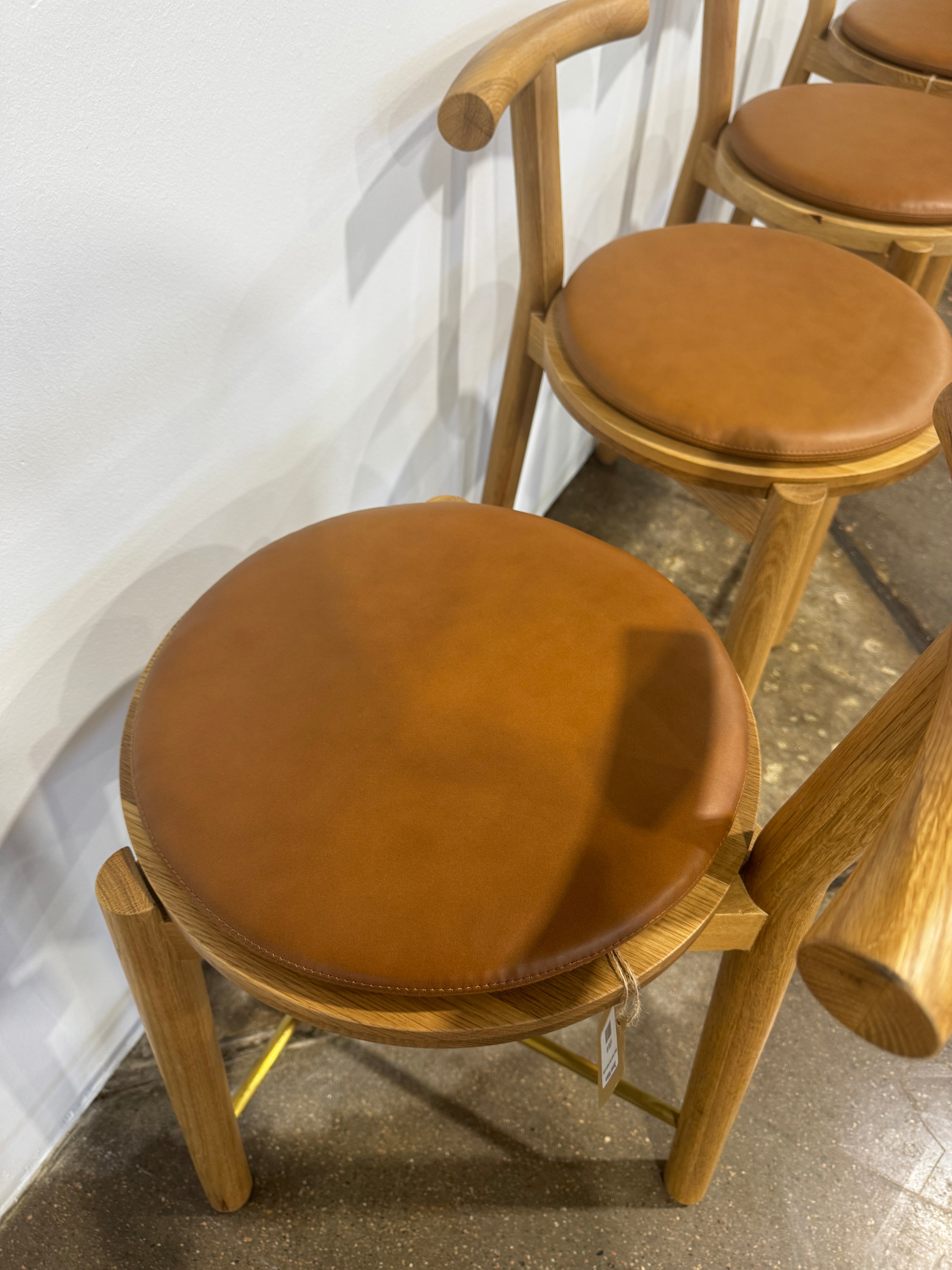 Denver Modern Range Counter Stool Saddle Leather